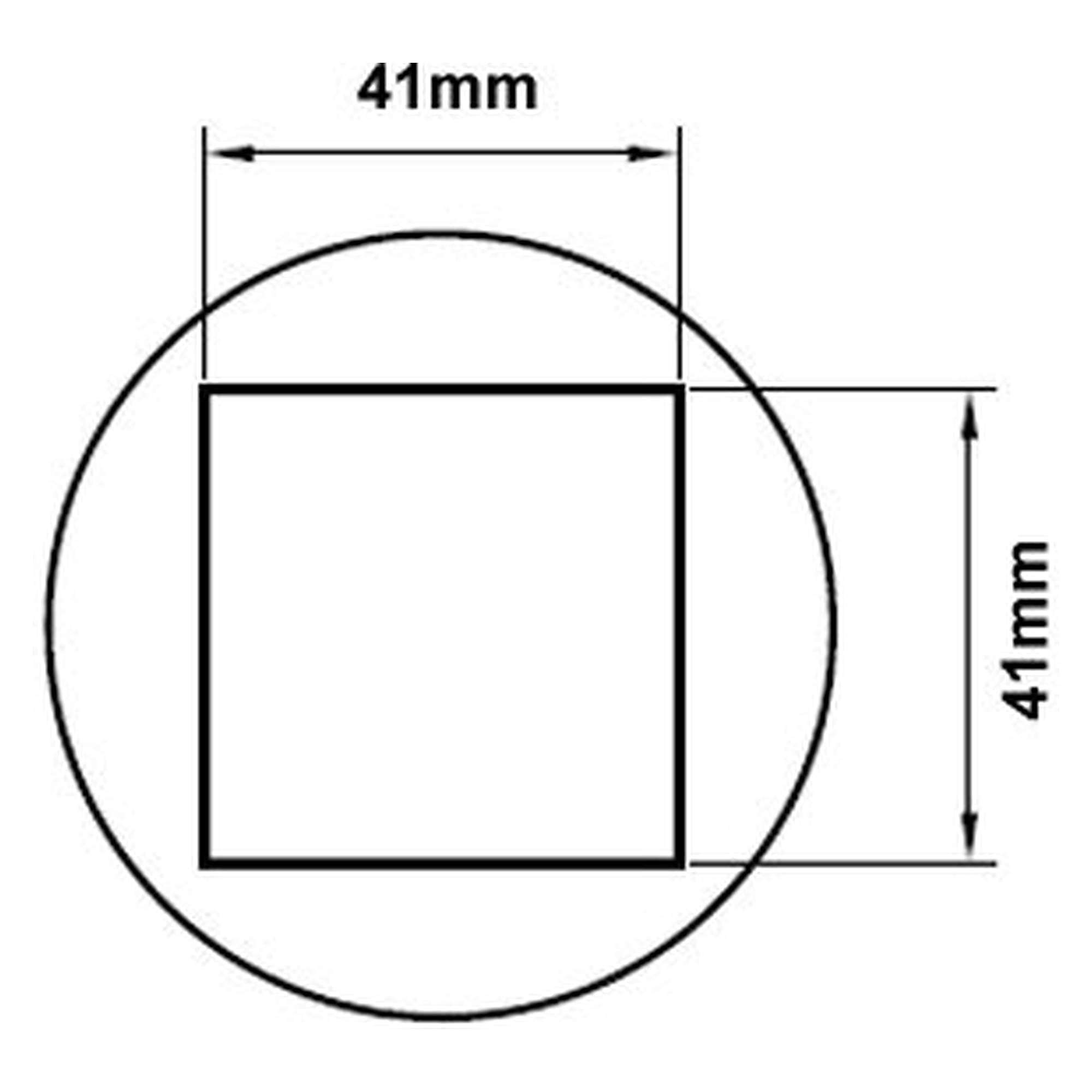 BGA-Heißluftdüse quadratisch 41 x 41 mm für 22-mm-Anschluss, HTN-Serie - Thermaltronics HTN-B4141
