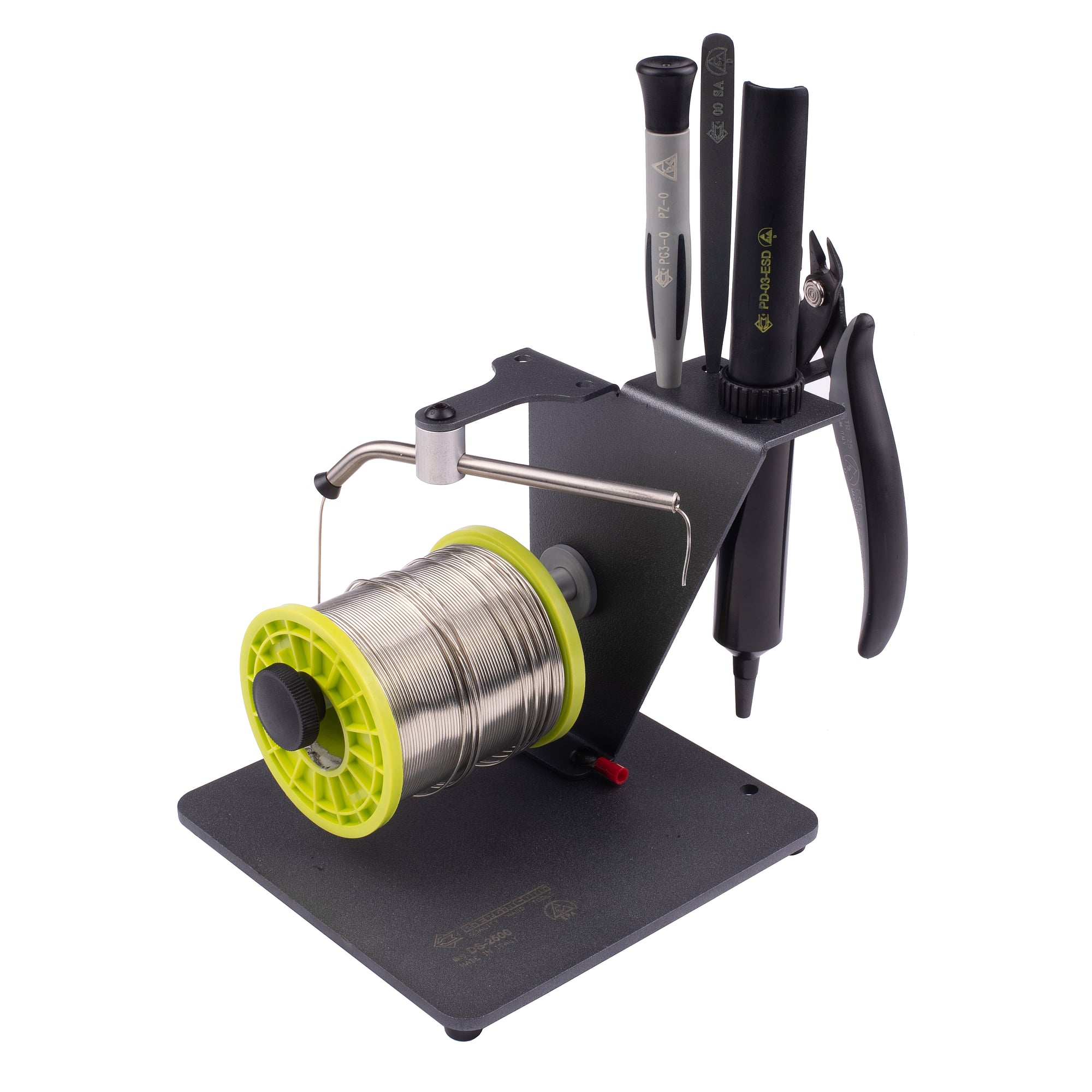 ESD Safe Solder Wire Dispenser with Tool Holder - Piergiacomi DS-2500K