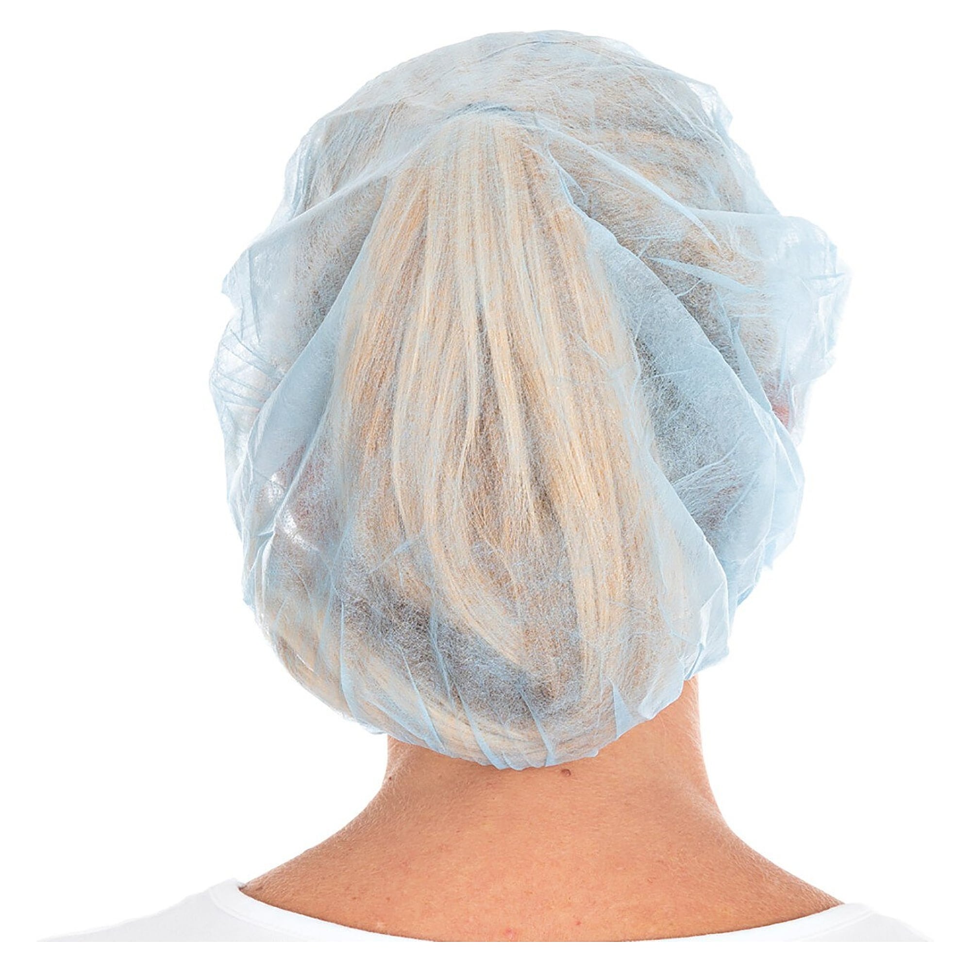 Einweg-Baretthaube Leicht aus Polypropylen, blau, Ø 53 cm, Einheitsgröße, VPE 100 Stück - Franz Mensch 12609S