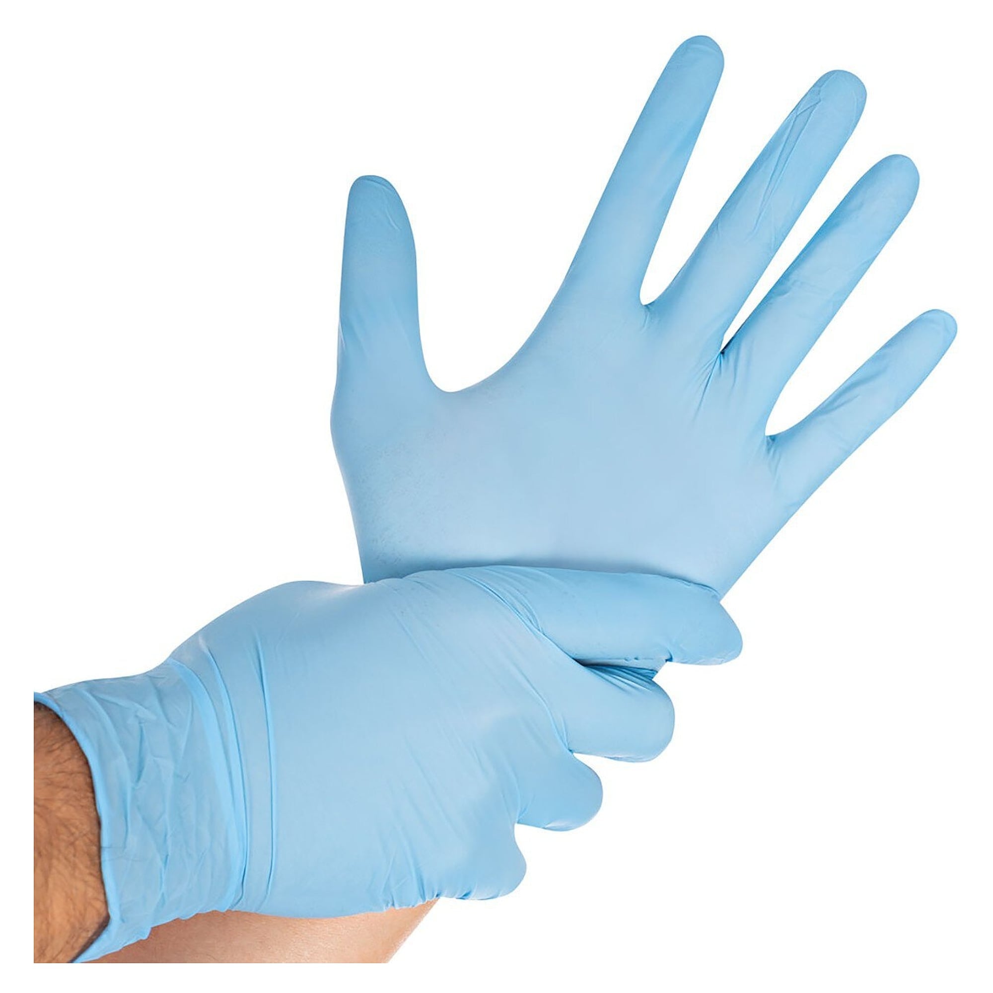 Nitril-Untersuchungshandschuhe Safe Virus, puderfrei, blau, Größe 9/L, VPE 100 Stück - Franz Mensch 270102