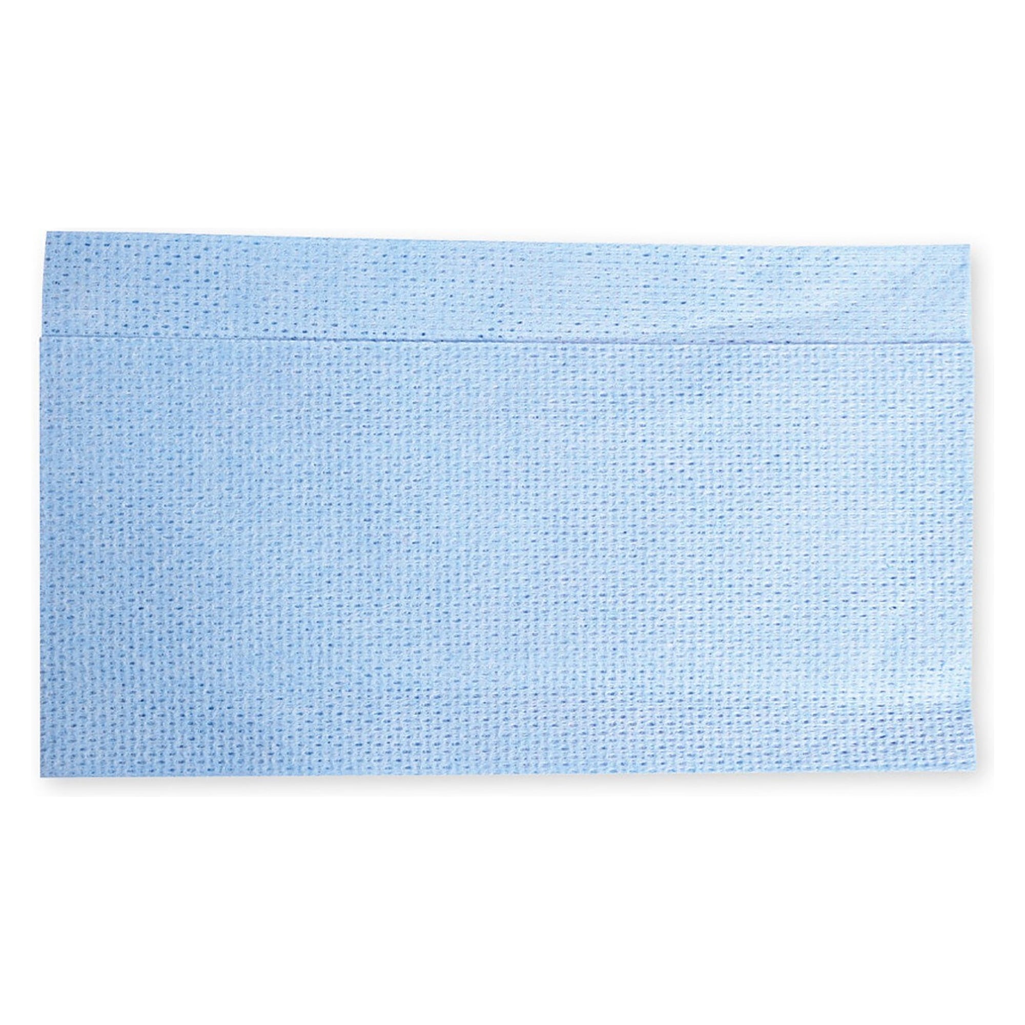 Wischtücher Hygotex aus Viskose, gelegt, 38 x 40 cm, ca. 70 g/m², blau, 400 Blatt - Franz Mensch 3175