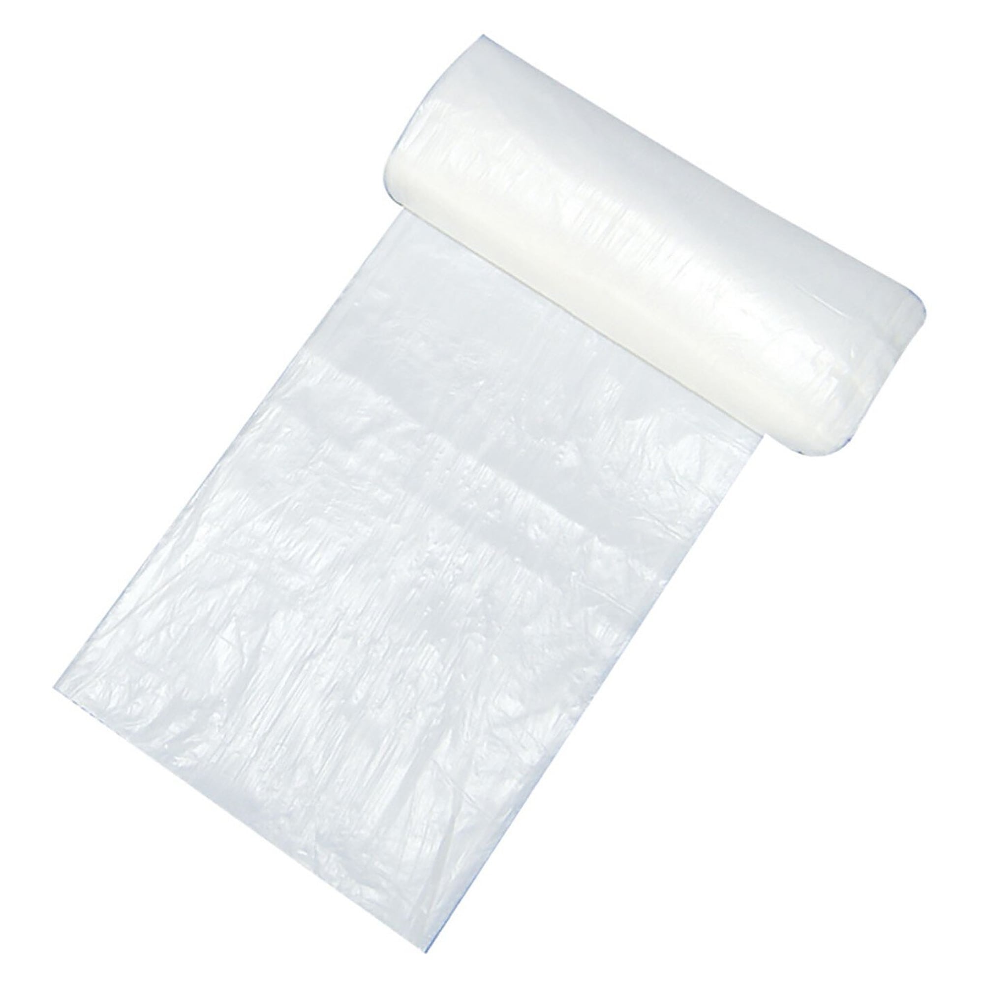 Müllbeutel 60 l, transparent, HDPE 10 µm, 600 x 720 mm, 20 Stück auf Rolle - Franz Mensch 32995