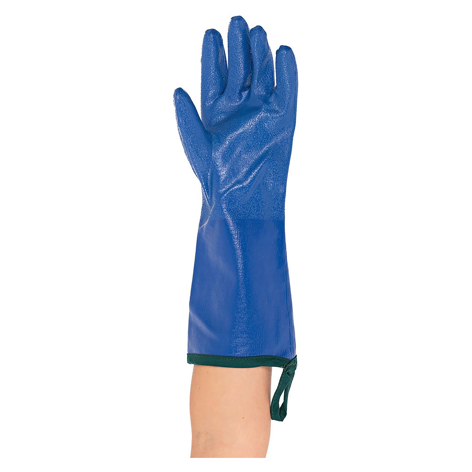 Temperaturschutzhandschuhe Burnguard Multi mit SteamGuard, 50 cm lang, blau, Einheitsgröße, Paar - Franz Mensch 330206
