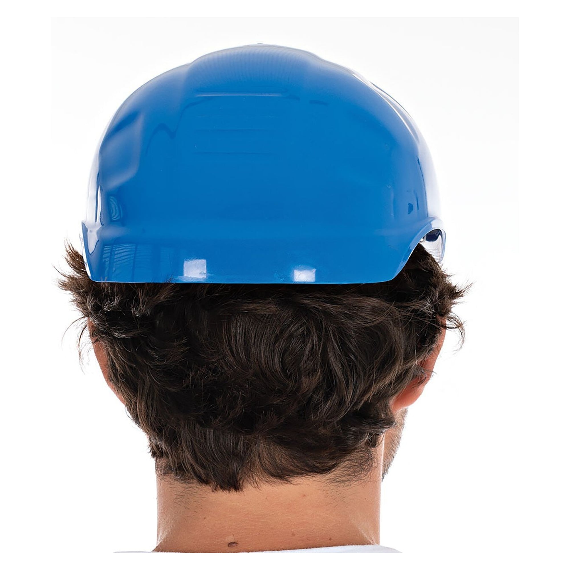Anstoßkappe Safe aus PE mit 4-Punkt-Innenausstattung, blau, Kopfweite 53 bis 61 cm - Franz Mensch 852101