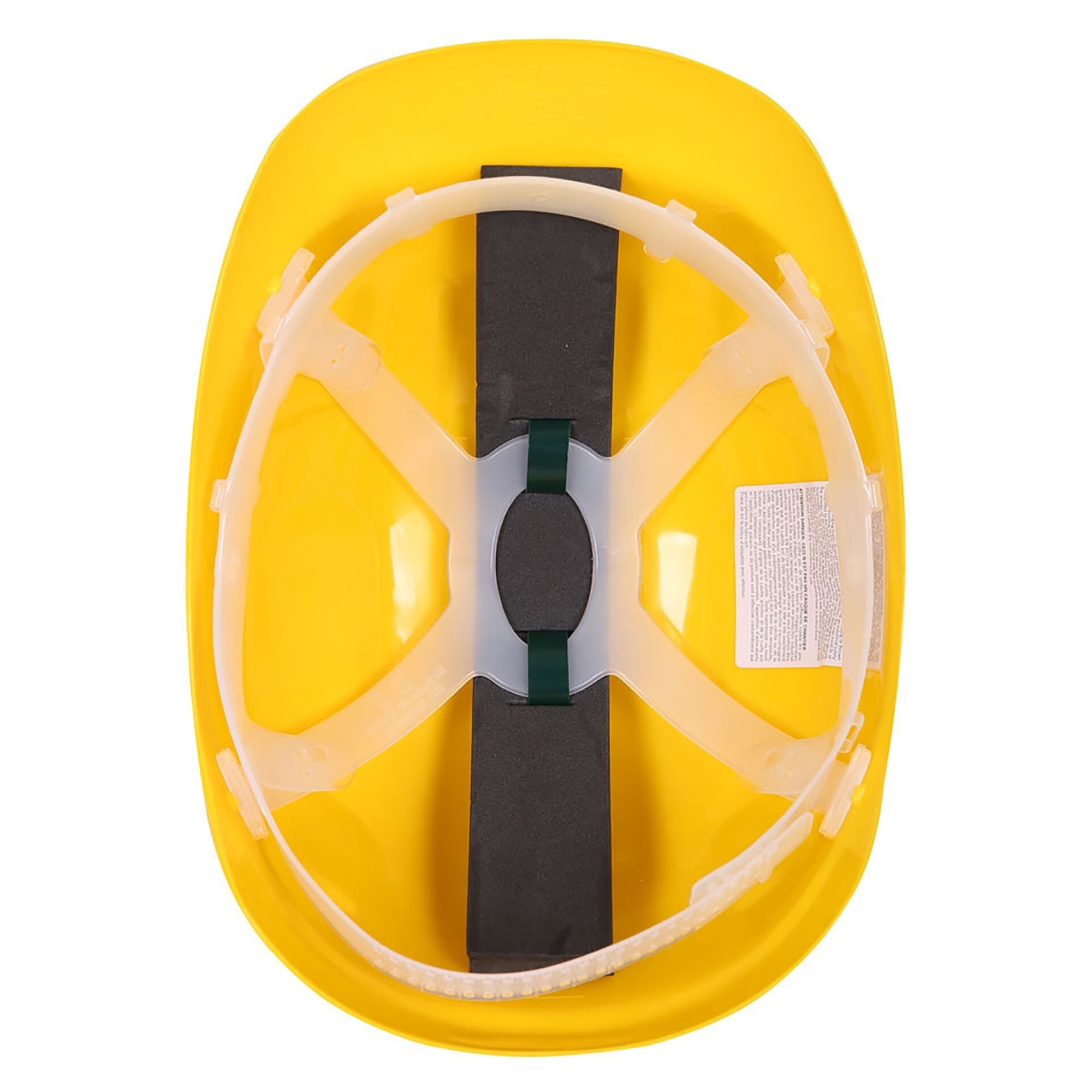 Anstoßkappe Safe aus PE mit 4-Punkt-Innenausstattung, gelb, Kopfweite 53 bis 61 cm - Franz Mensch 852105