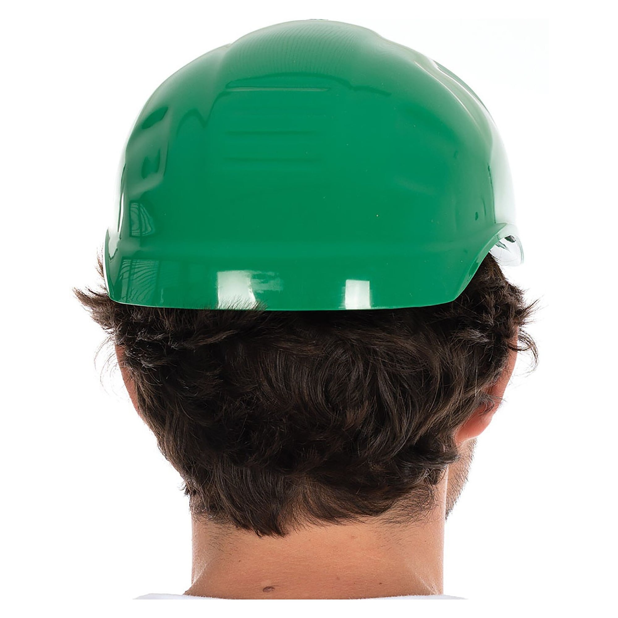 Bump cap Safe in PE with 4-point harness, head size 53 to 61 cm, green - Franz Mensch 852107