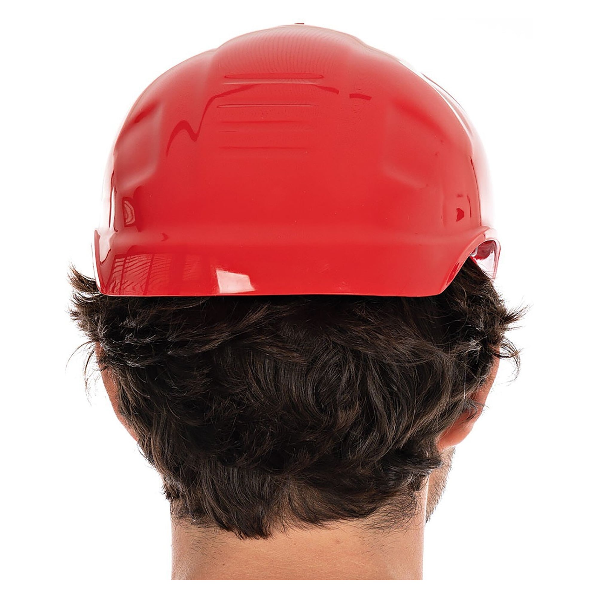 Anstoßkappe Safe aus PE mit 4-Punkt-Innenausstattung, rot, Kopfweite 53 bis 61 cm - Franz Mensch 852109