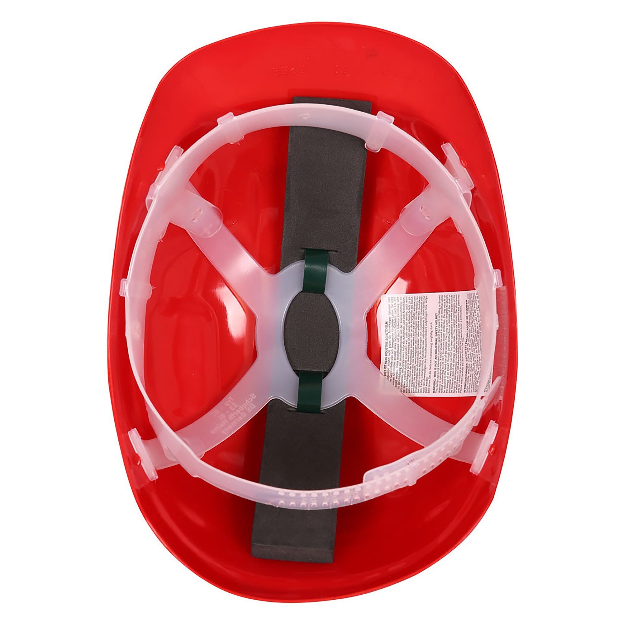 Anstoßkappe Safe aus PE mit 4-Punkt-Innenausstattung, rot, Kopfweite 53 bis 61 cm - Franz Mensch 852109