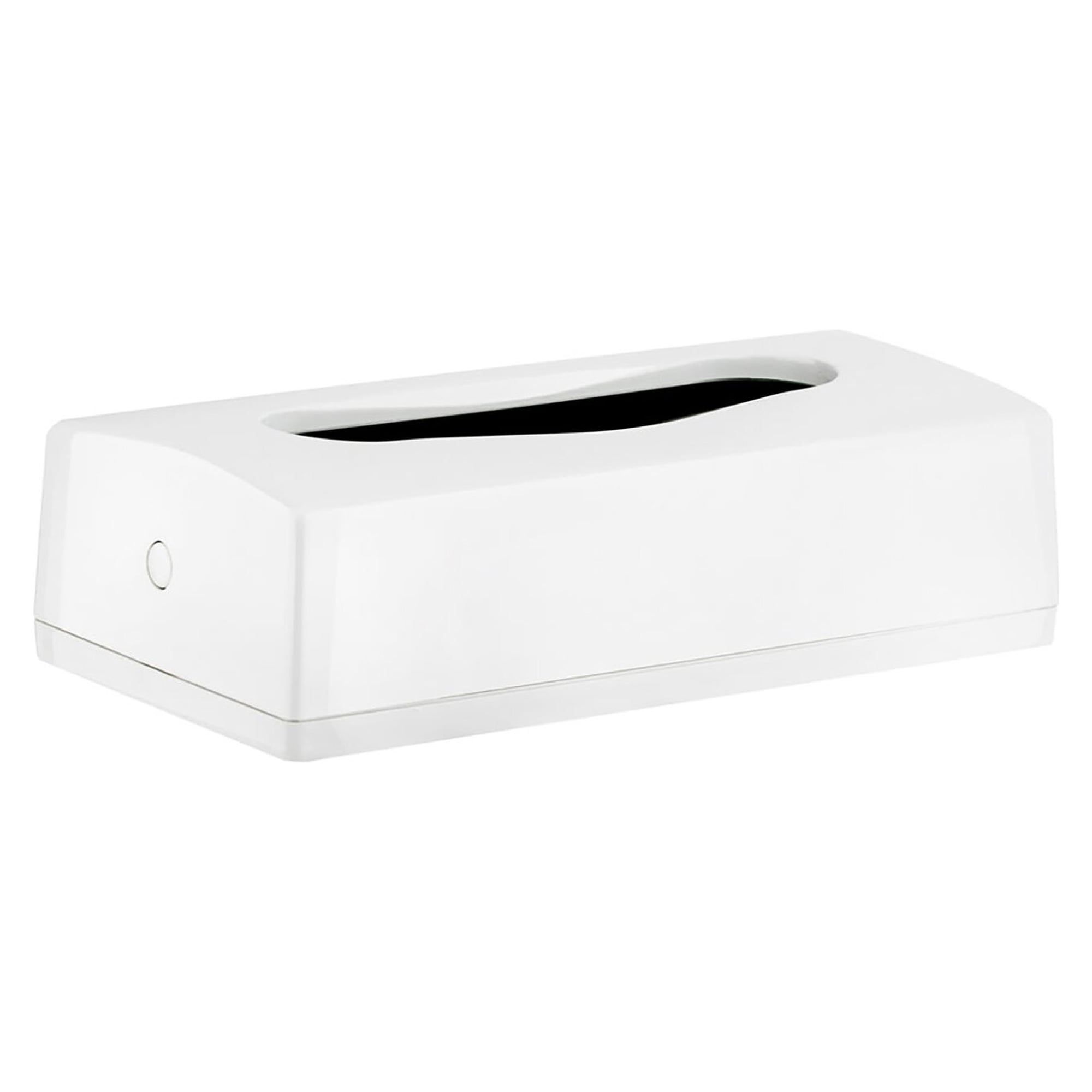 Cosmetic tissue dispenser in plastic for wall mounting, 140 x 270 x 70 mm, white - Franz Mensch 88824