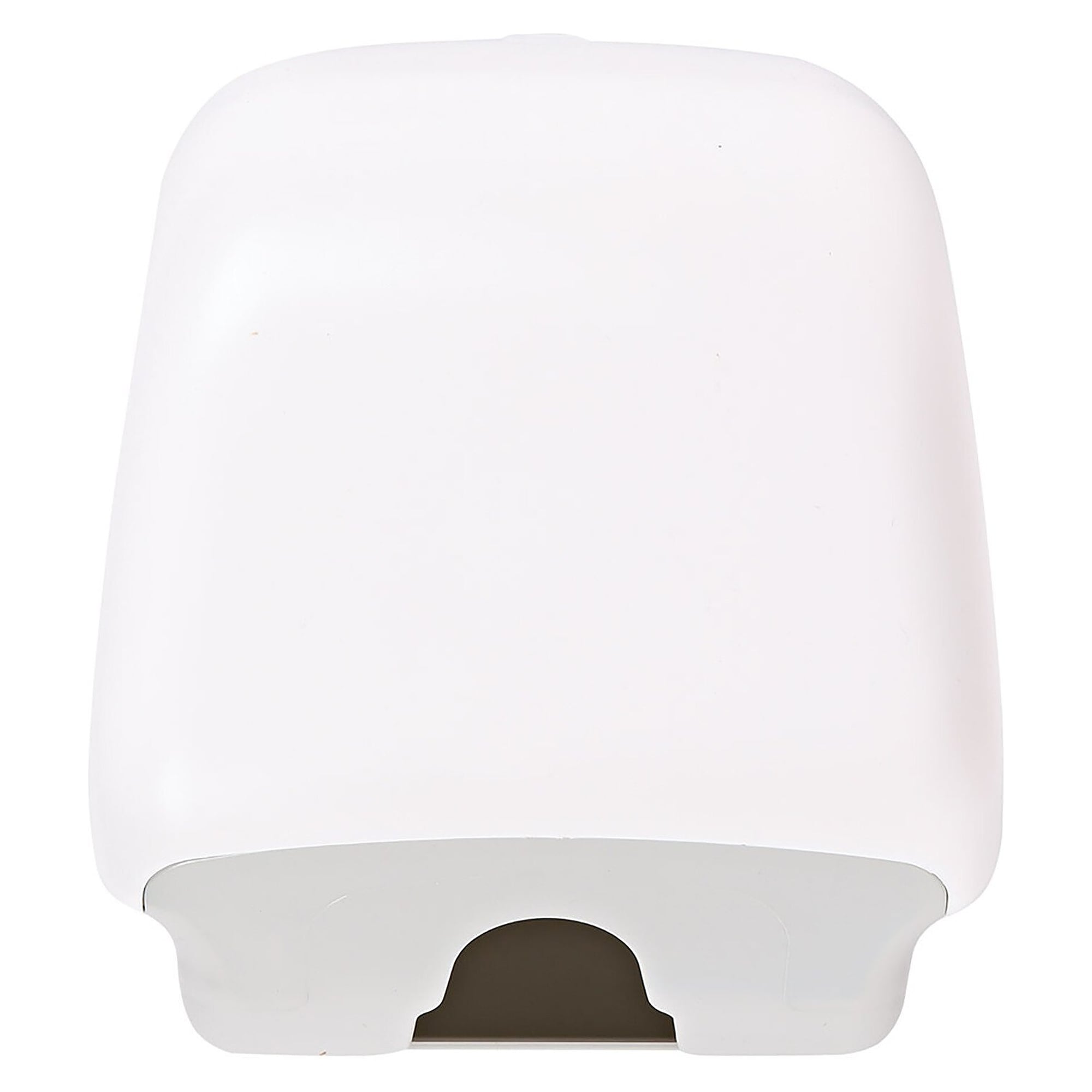 Toilet paper dispenser Simply Eco Mini for 1 small roll, plastic, 140 x 150 x 135 mm, white/grey - Franz Mensch 888311