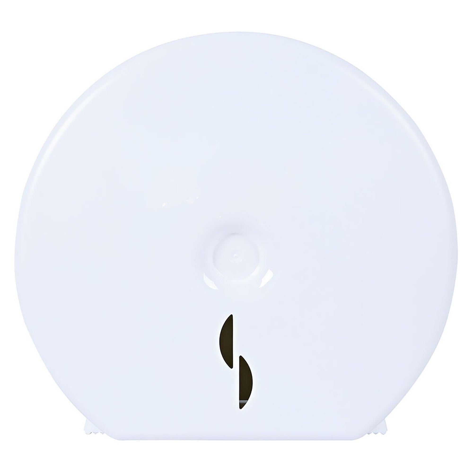 Toilettenpapierspender Simply Eco Jumbo für 1 Großrolle, Kunststoff, 375 x 360 x 135 mm, weiß/grau - Franz Mensch 888351