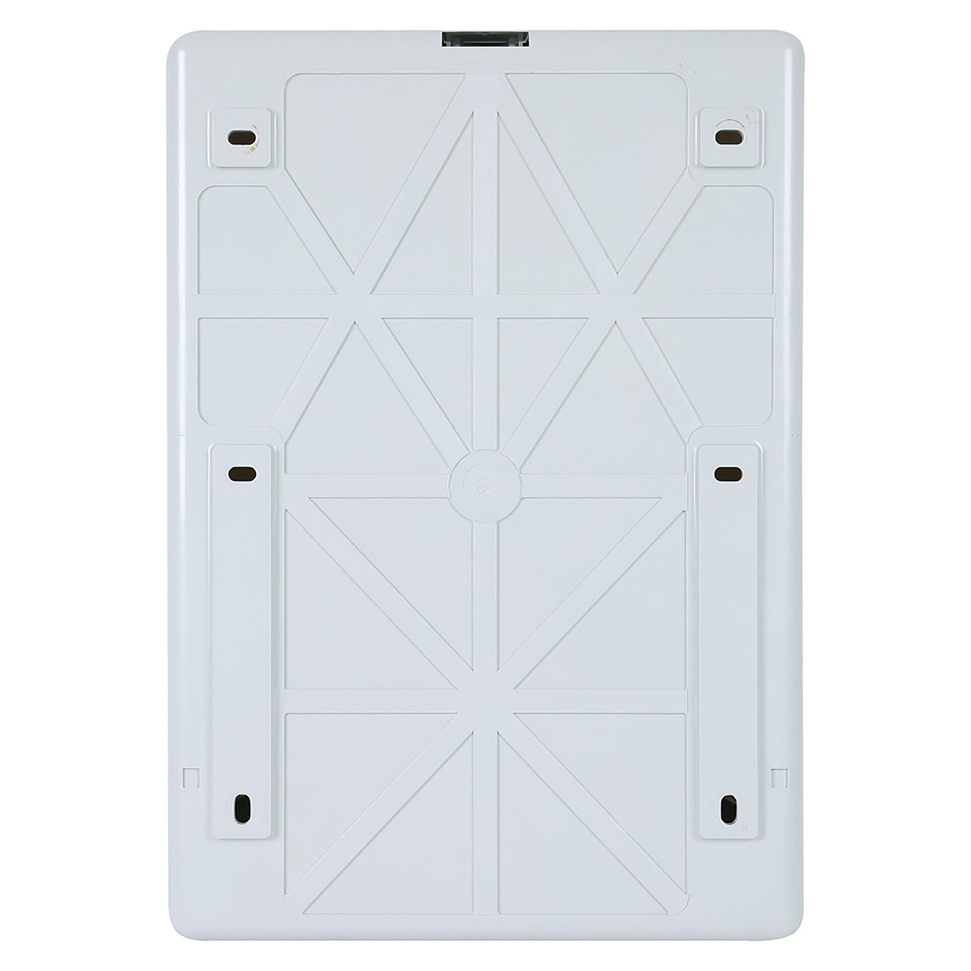 Distributeur d'essuie-mains pliés Simply Eco en plastique, 280 x 400 x 140 mm, blanc/gris - Franz Mensch 888361
