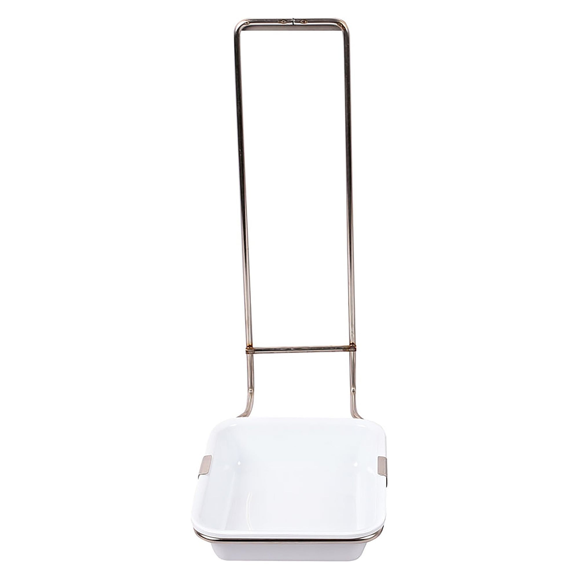 Bac ramasse-gouttes avec support pour distributeur Euro 500 ml, plastique, argent/blanc - Franz Mensch 888428