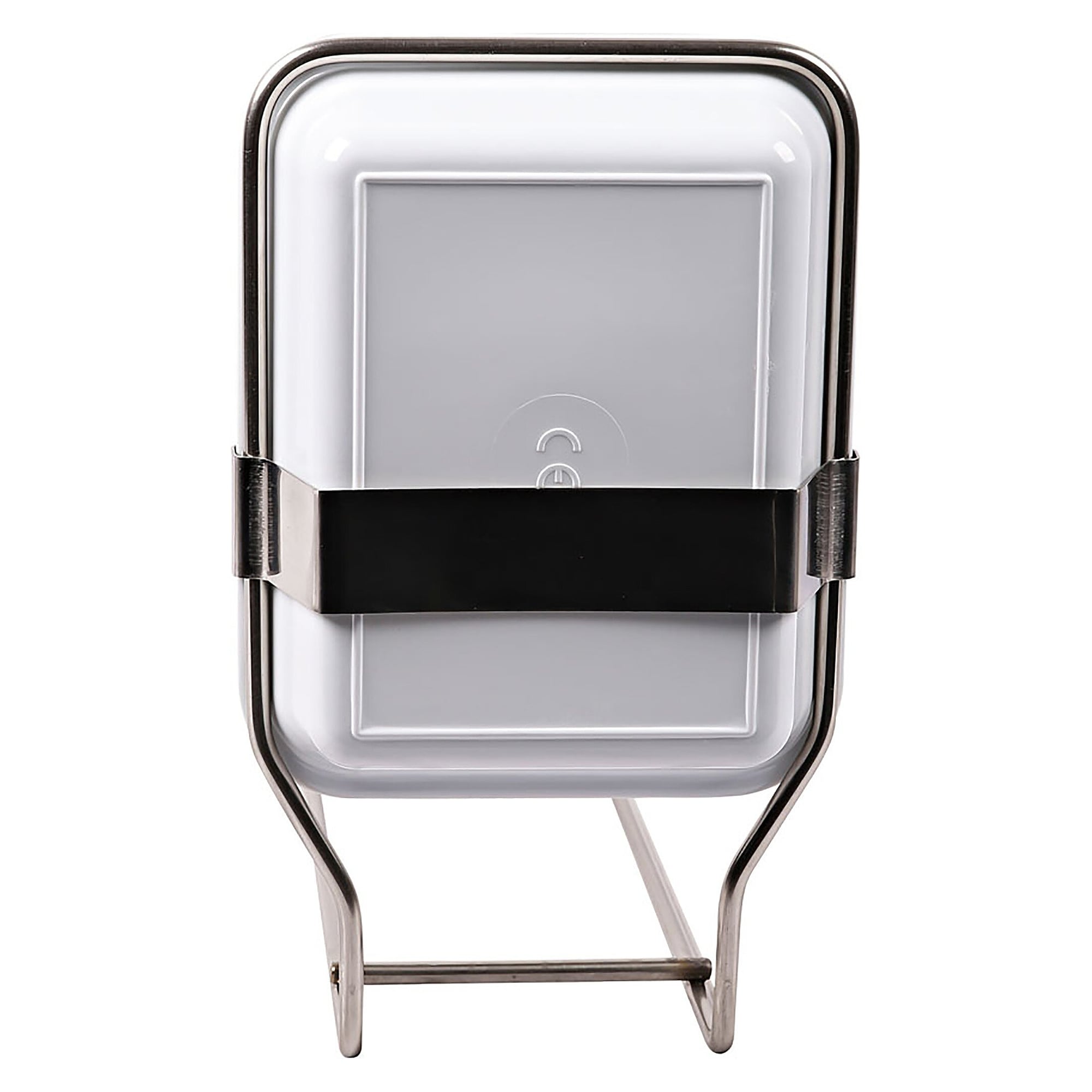 Bac ramasse-gouttes avec support pour distributeur Euro 500 ml, plastique, argent/blanc - Franz Mensch 888428