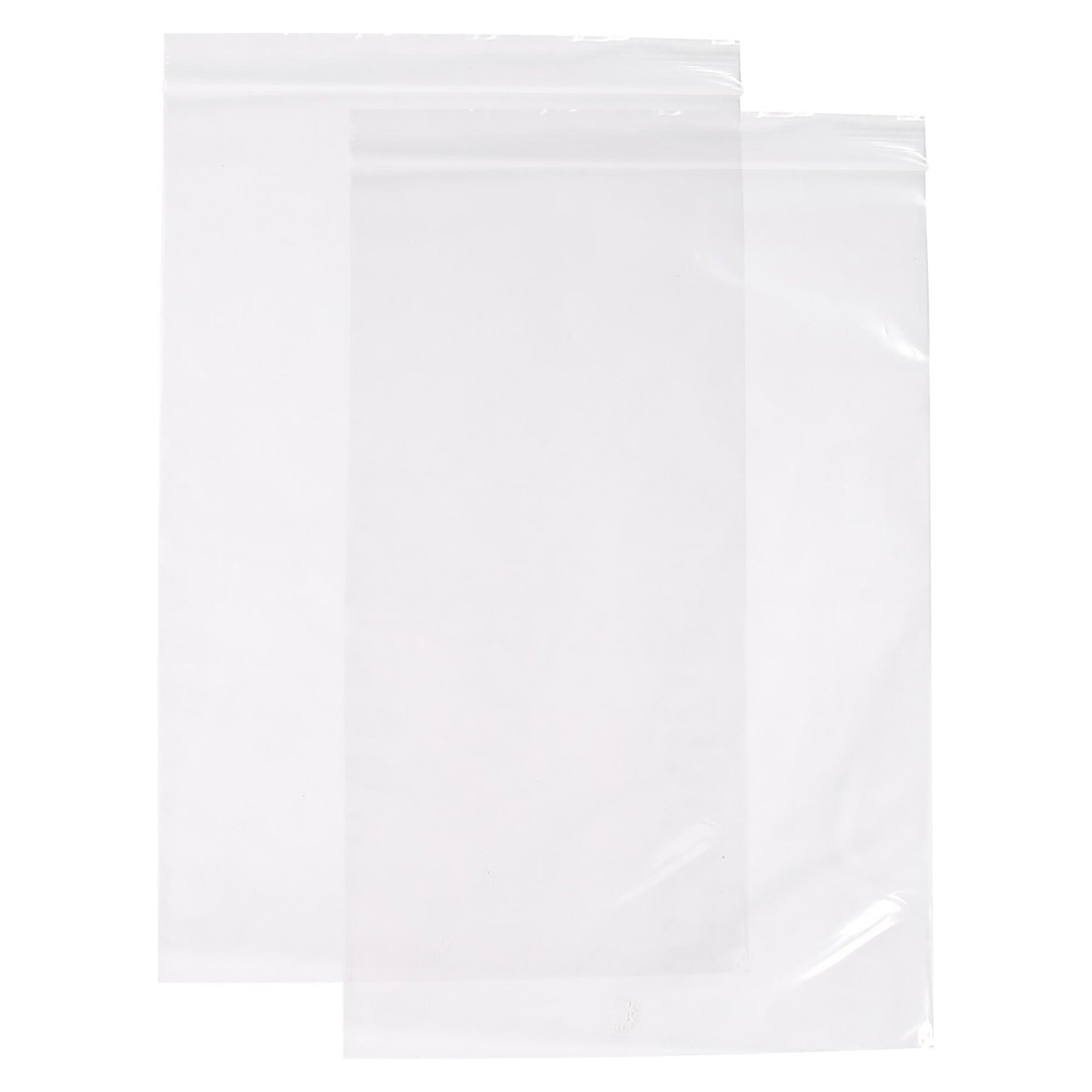 Resealable Pressure Seal Bag, LDPE, 180 x 250 mm, approx. 50 µm, Food Safe, Clear, Pack of 100 - Franz Mensch 955009