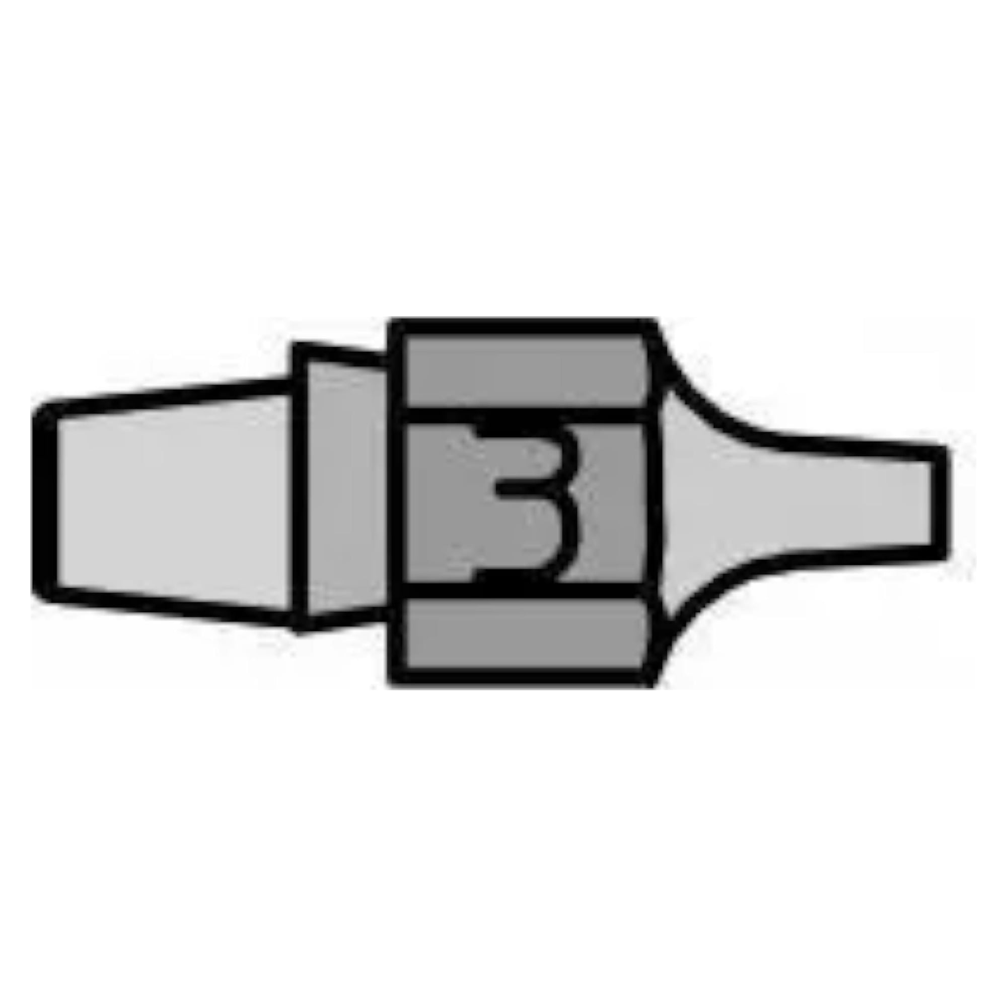 Entlötdüse DX 113 Innen-Ø 1,2 mm, Außen-Ø 2,5 mm für DSX 80 und DXV 80, VPE 100 Stück - Weller T0051314311