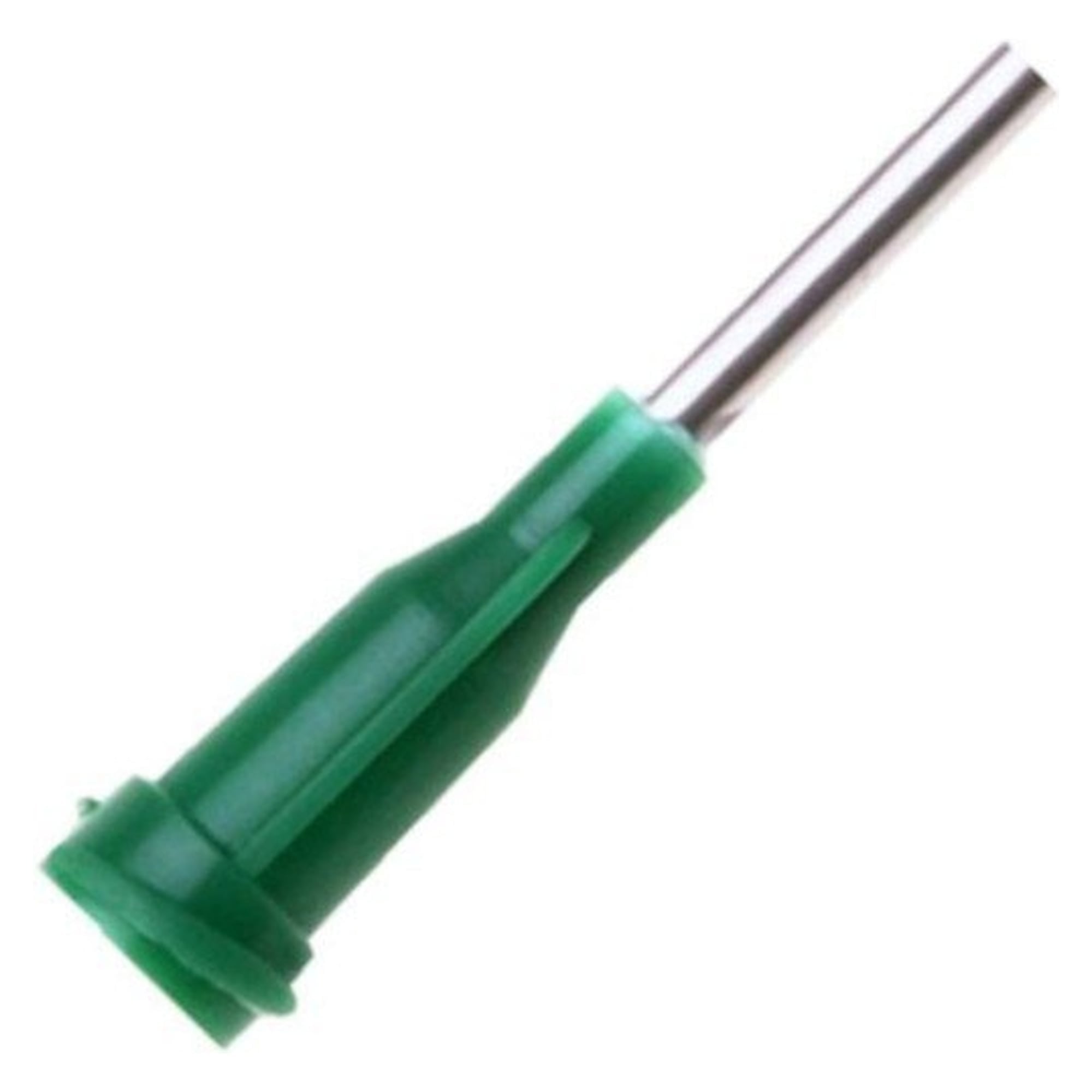 Dosiernadel gerade, 1/4 Zoll Länge, grün, Polypropylen, Verpackungseinheit - A1-ESD 890634
