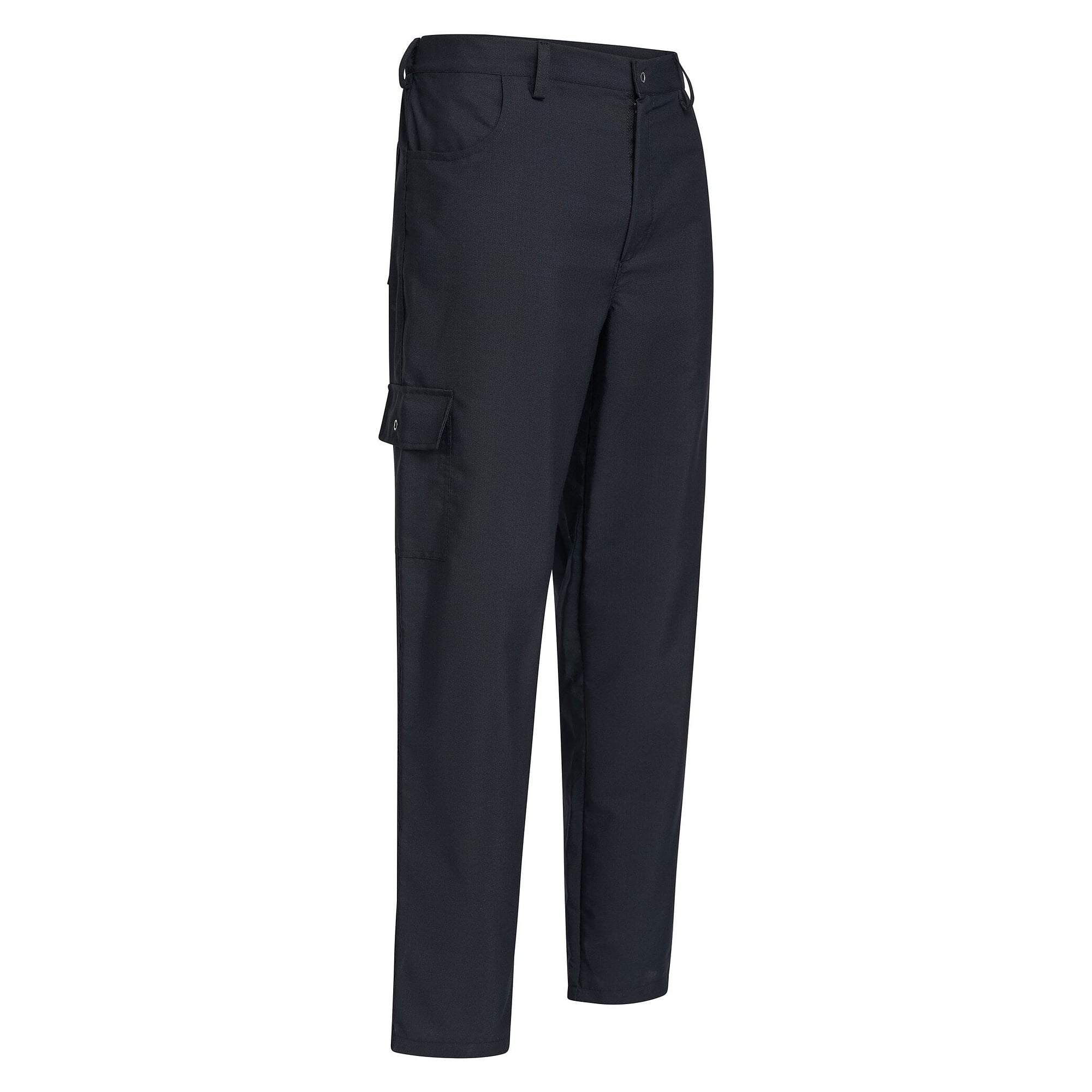 ESD-Hose mit Gummizug und Druckknopf, Werkzeugtasche, 2 % Karbonfaser, unisex, schwarz, Größe S - Safeguard ET-KK01-BKS
