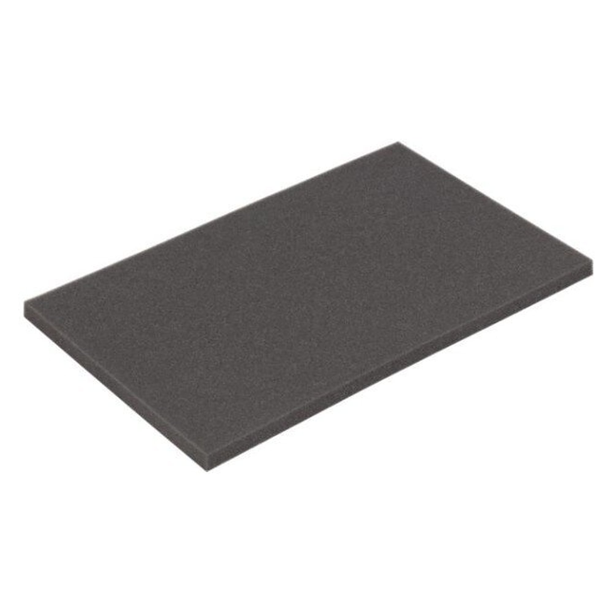Schaumstoff-Zuschnitt flach 552 x 352 x 20 mm, PUR, grau, Polstereinlage Logiline LL - WEZ 1003415