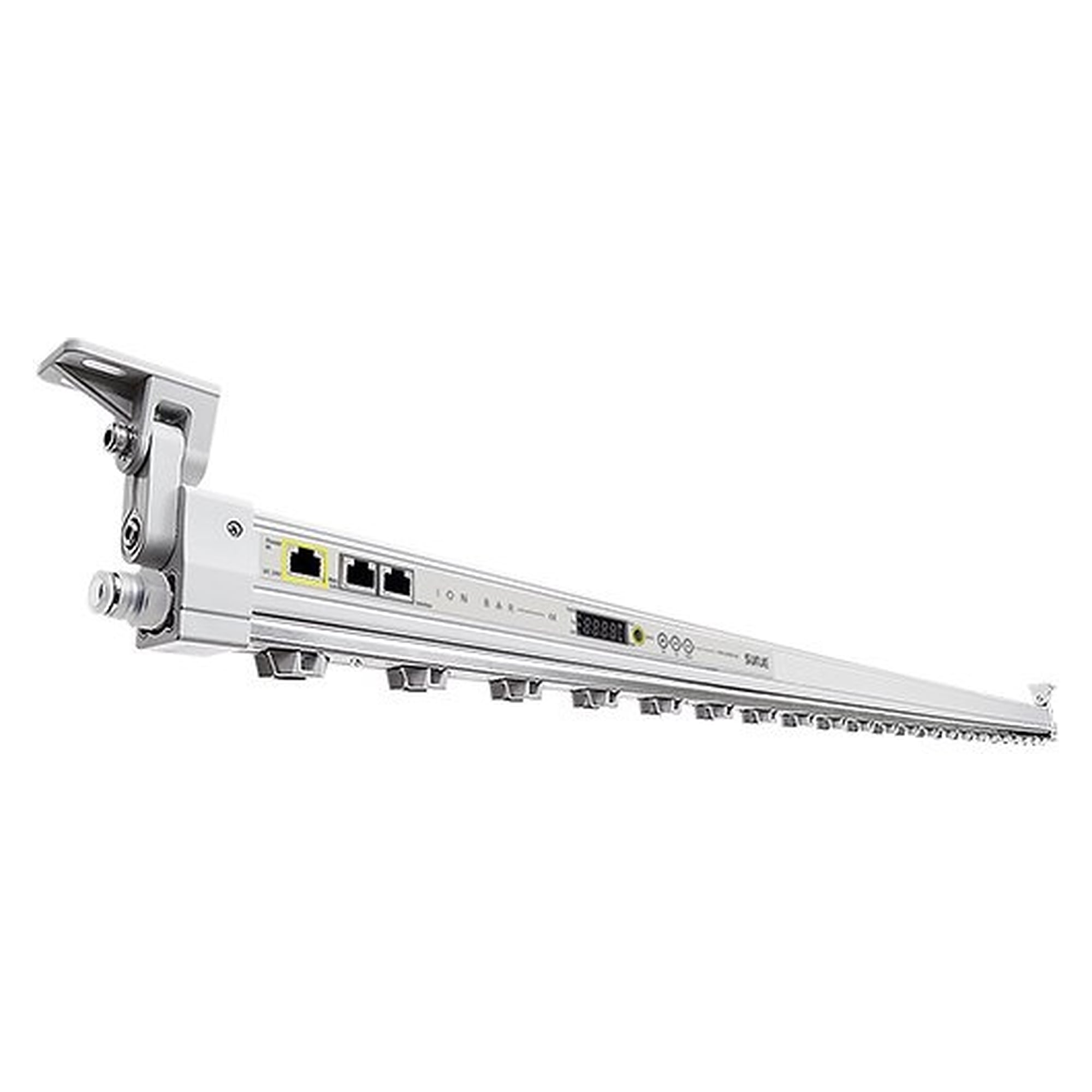 Barre ionisante SIB5.S à 12 émetteurs, 877 mm, corona AC pulsé, RS485 et alarme - Sunje Hi-Tek 7520.SIB5.800.S