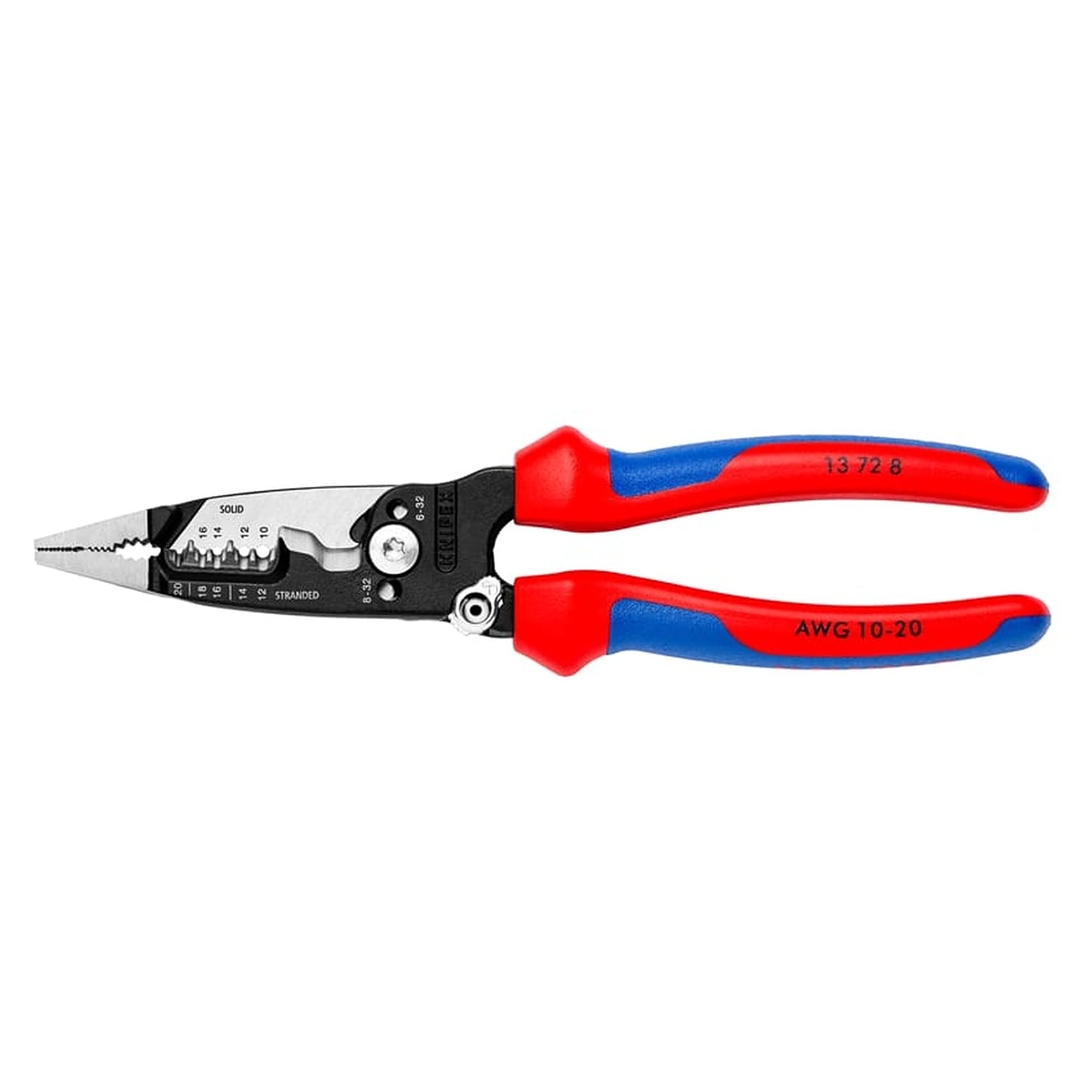Pince d'électricien pour installation électrique et câblage, série 13 72 - Knipex 13 72 8