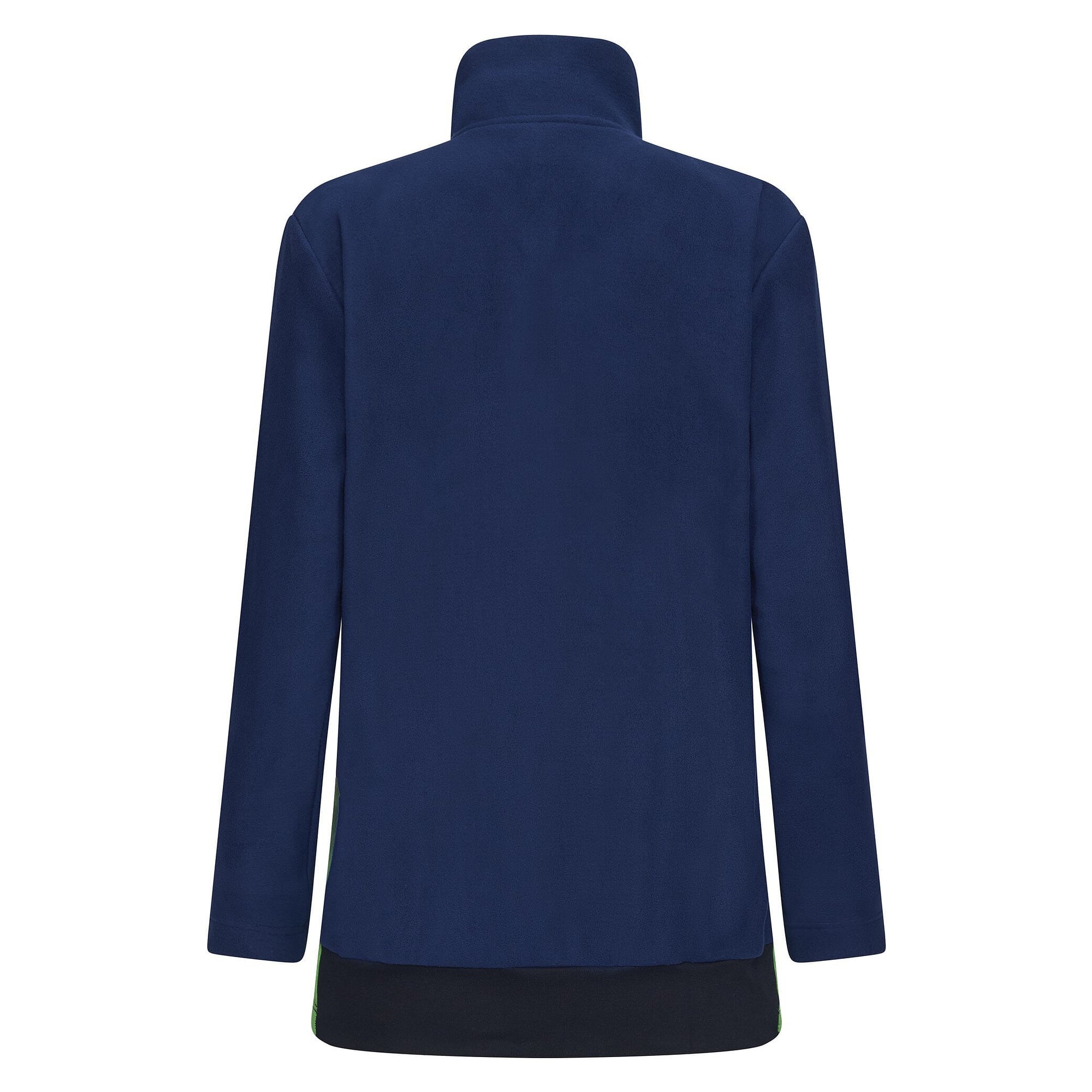 Veste polaire ESD à longue fermeture éclair, femme, bleu marine/vert, taille M - Safeguard FCF-FL1-NB/LEM