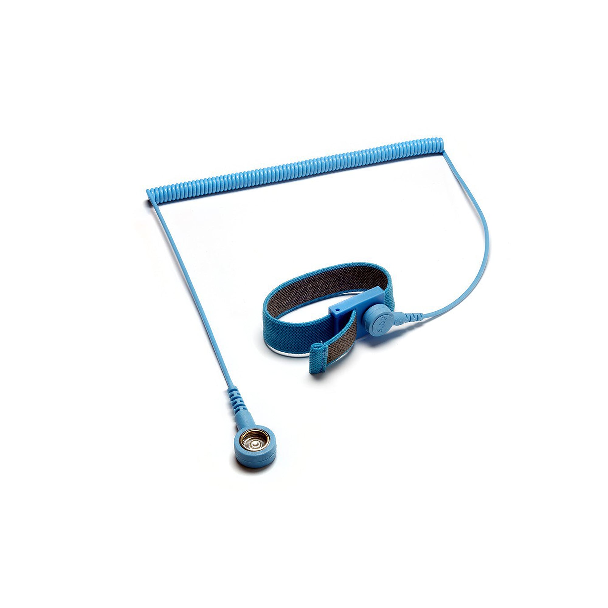 ESD-Tischmatten-Set 5-teilig grau 600 x 900 mm mit Armband und Spiralkabel - Weller T0051403799