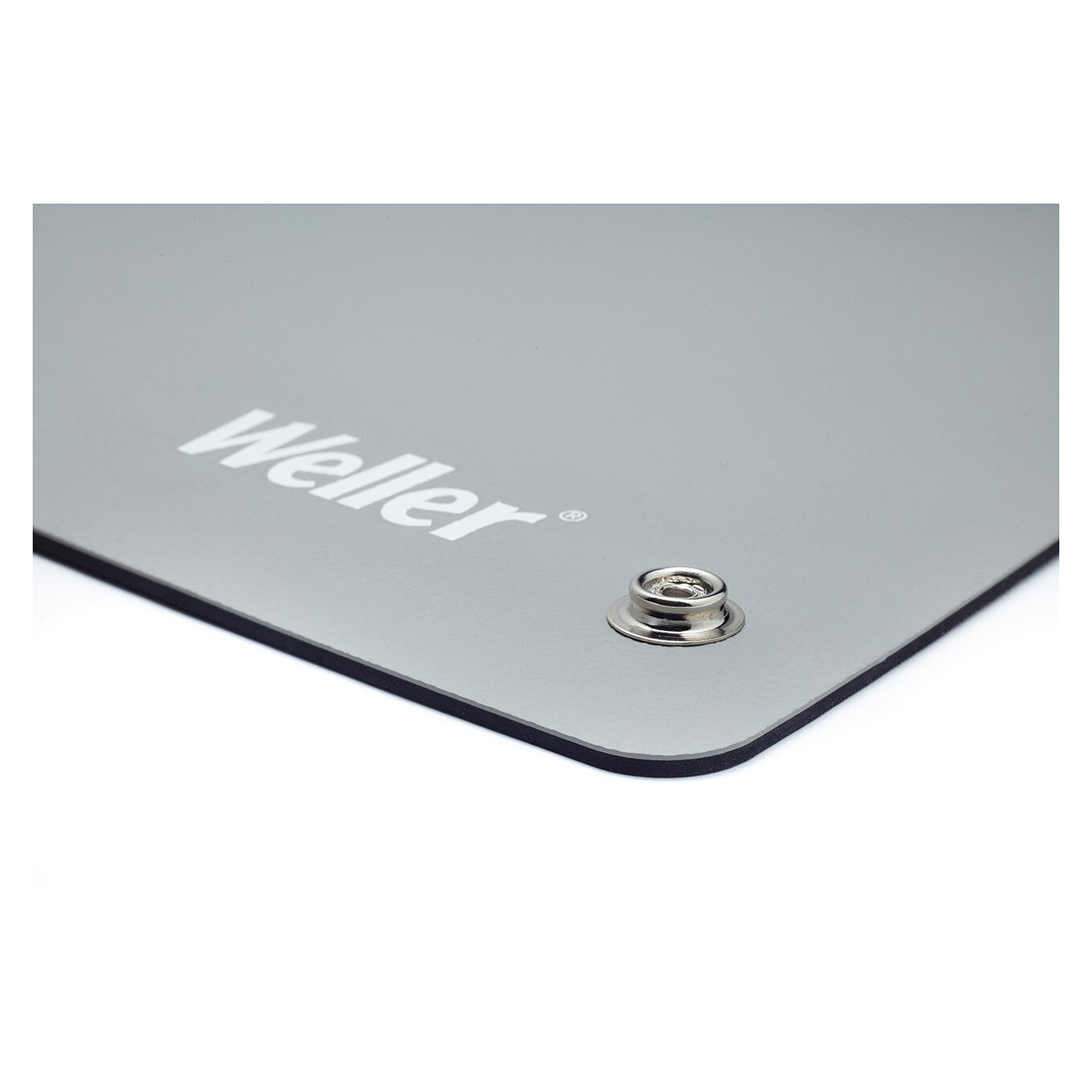 Set tapis de table ESD gris 600 x 900 mm avec deux boutons-pression 10 mm - Weller T0051403599