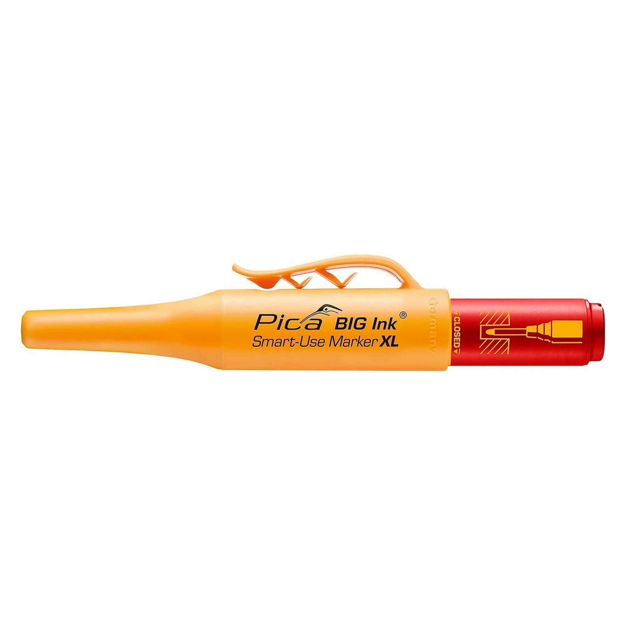 Smart-Use-Marker XL, Permanent- und Tieflochmarker in einem, rot, SB-Blister - Pica 170/40/SB