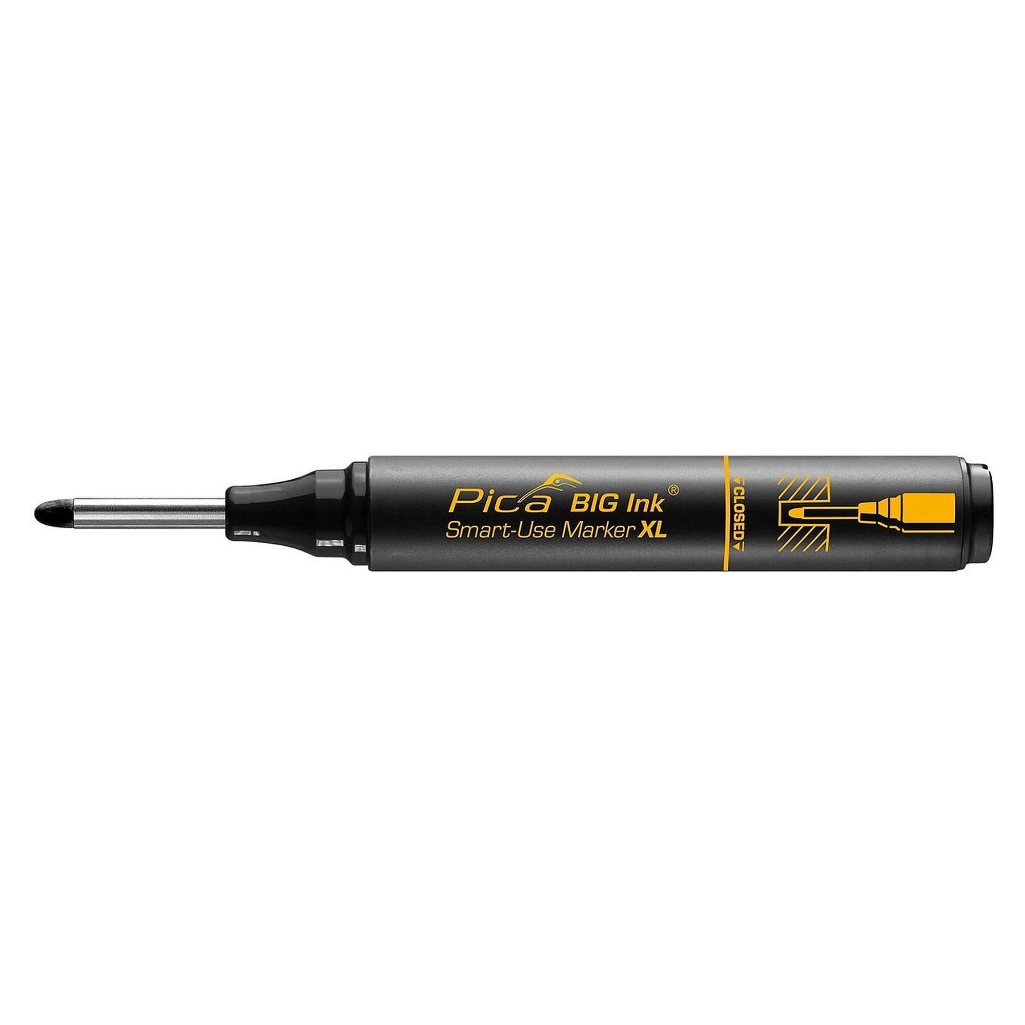 Smart-Use-Marker XL, Permanent- und Tieflochmarker in einem, schwarz - Pica 170/46