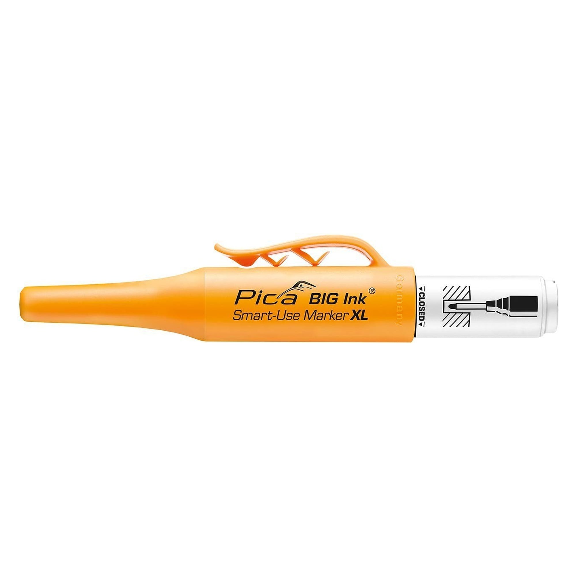 Smart-Use-Marker XL, Permanent- und Tieflochmarker in einem, weiß - Pica 170/52
