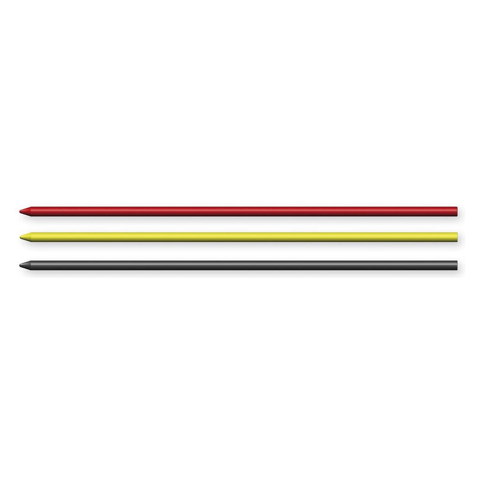 Ersatzminen-Set "Basis" für Pica DRY Markierstift, 8 Minen Graphit, Rot, Gelb - Pica 4020