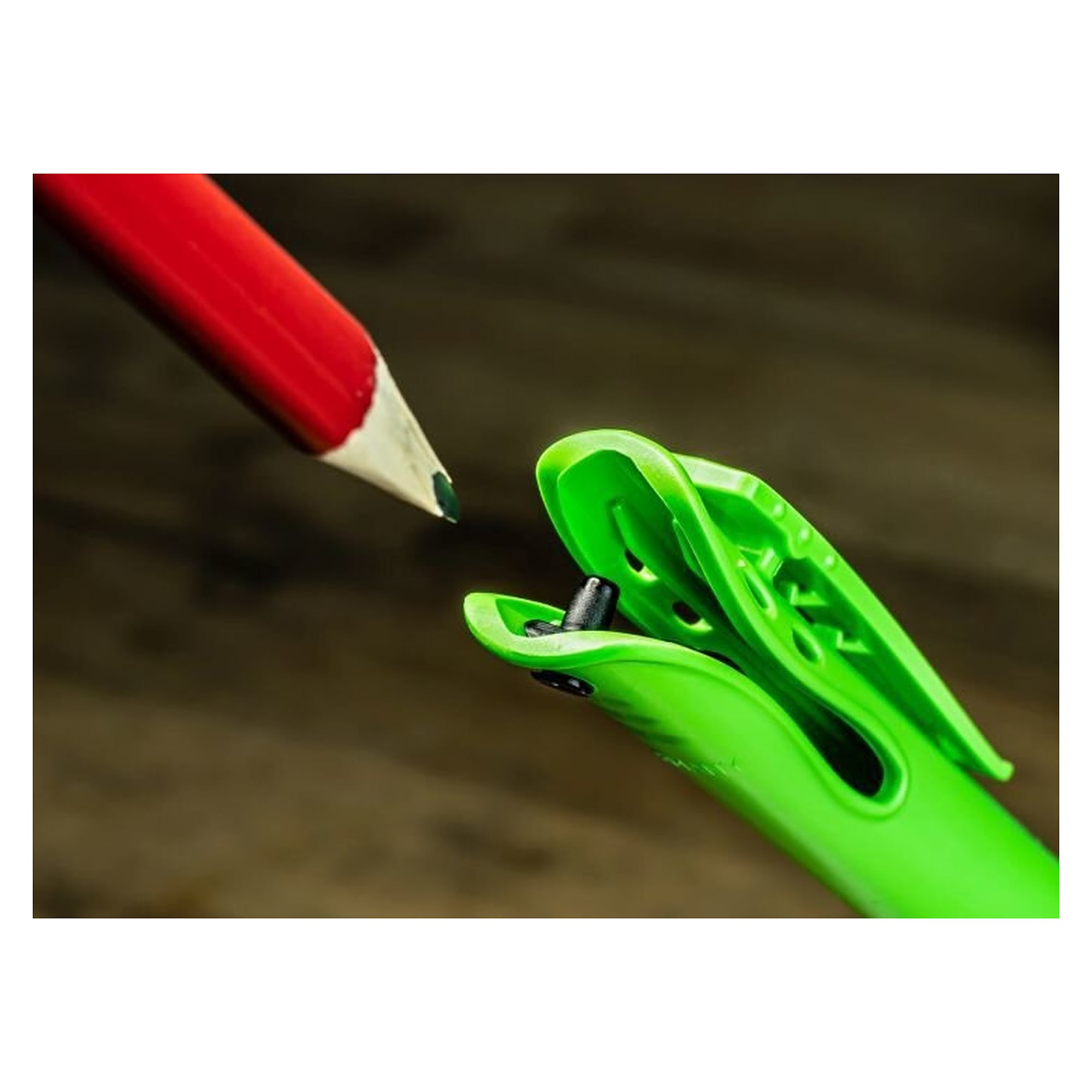 Pocket pencil quiver with integrated sharpening knife, incl. carpenter pencil 24 cm - Pica 505/01