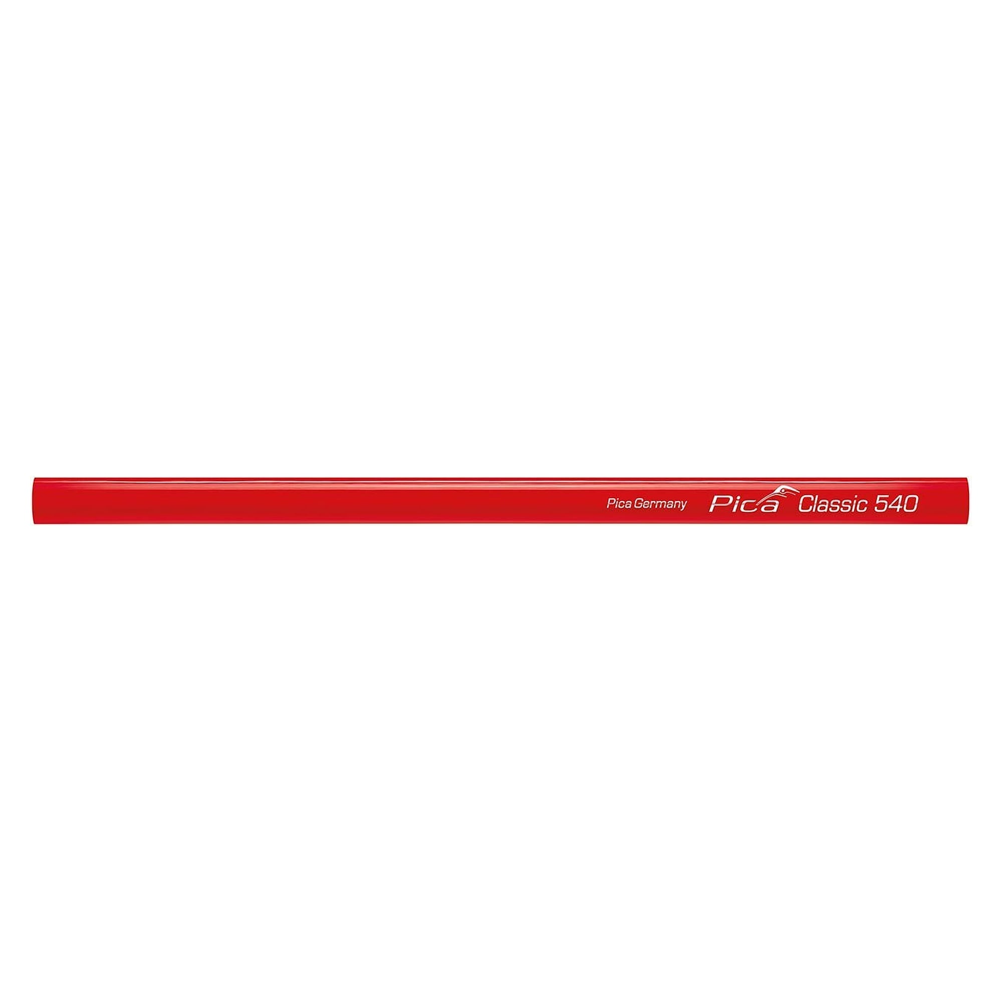 Carpenter pencil 24 cm, oval shape, 2H graphite lead, pack of 10 - Pica 540/24-10