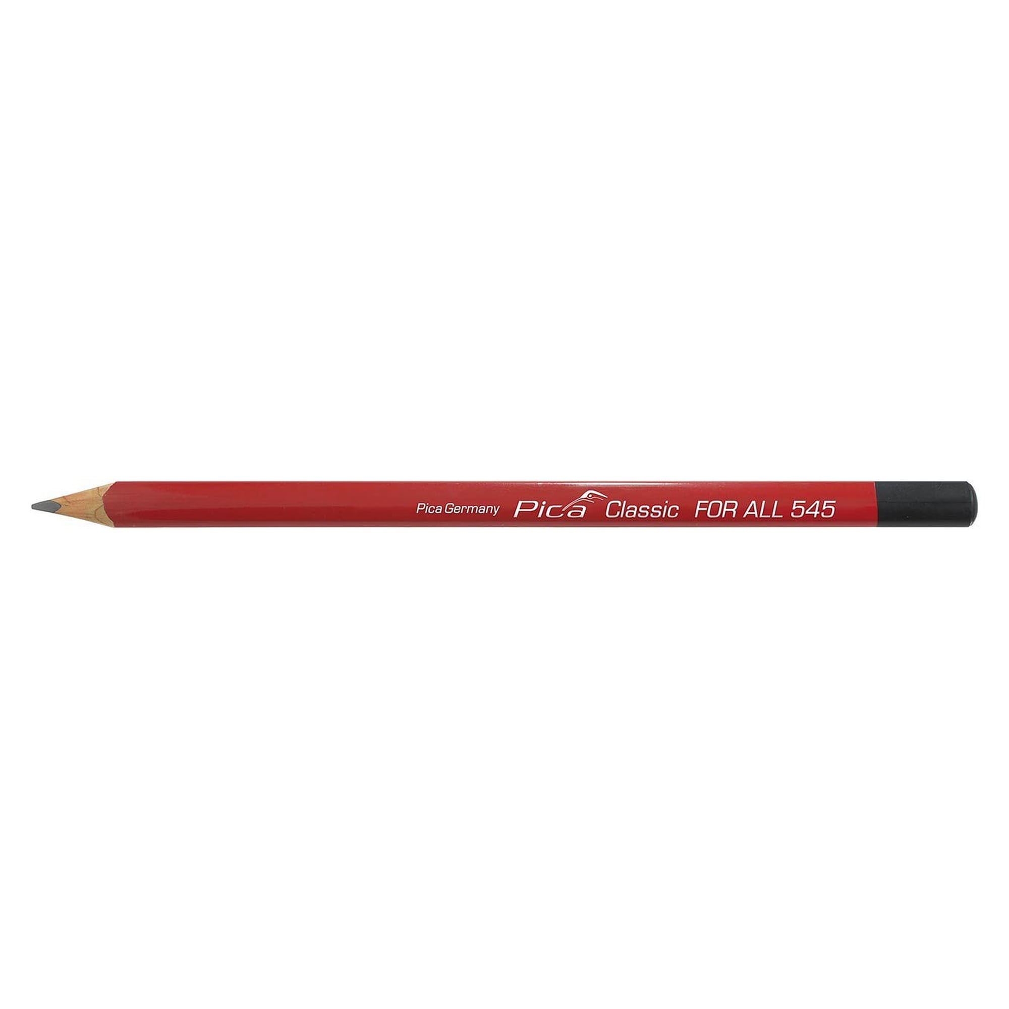 FOR ALL universal marking pencil graphite 23 cm for smooth and wet surfaces, pack of 10 - Pica 545/24-10
