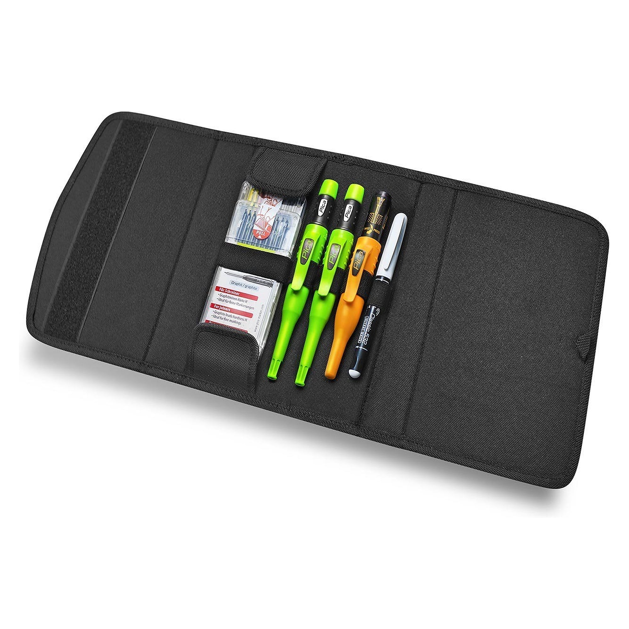 Joiner marking set in nylon case with Dry automatic pencils and refill leads - Pica 55010