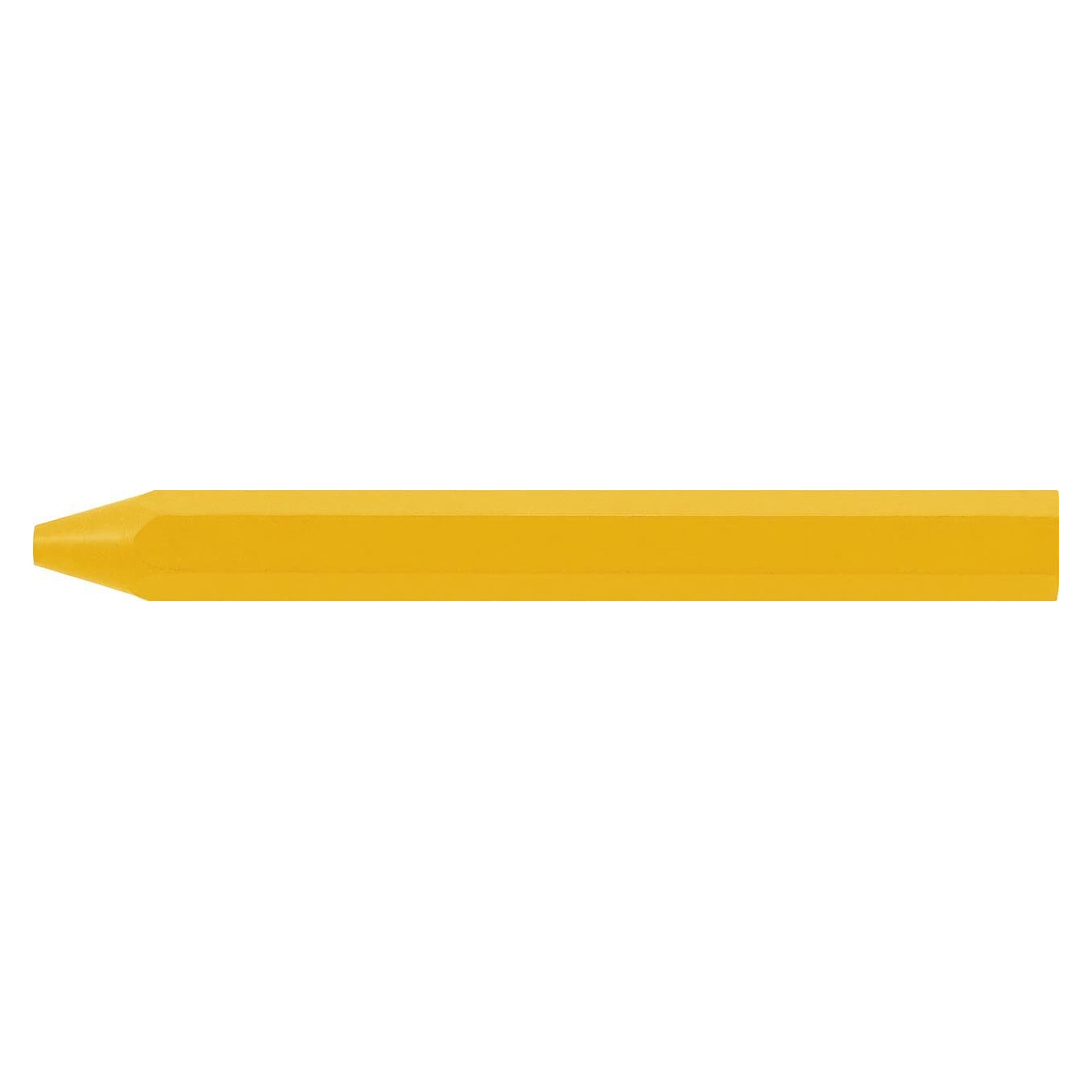 ECO marking crayon yellow, hexagonal Ø 11 x 110 mm, extruded and break-resistant, 12 pieces - Pica 591/44
