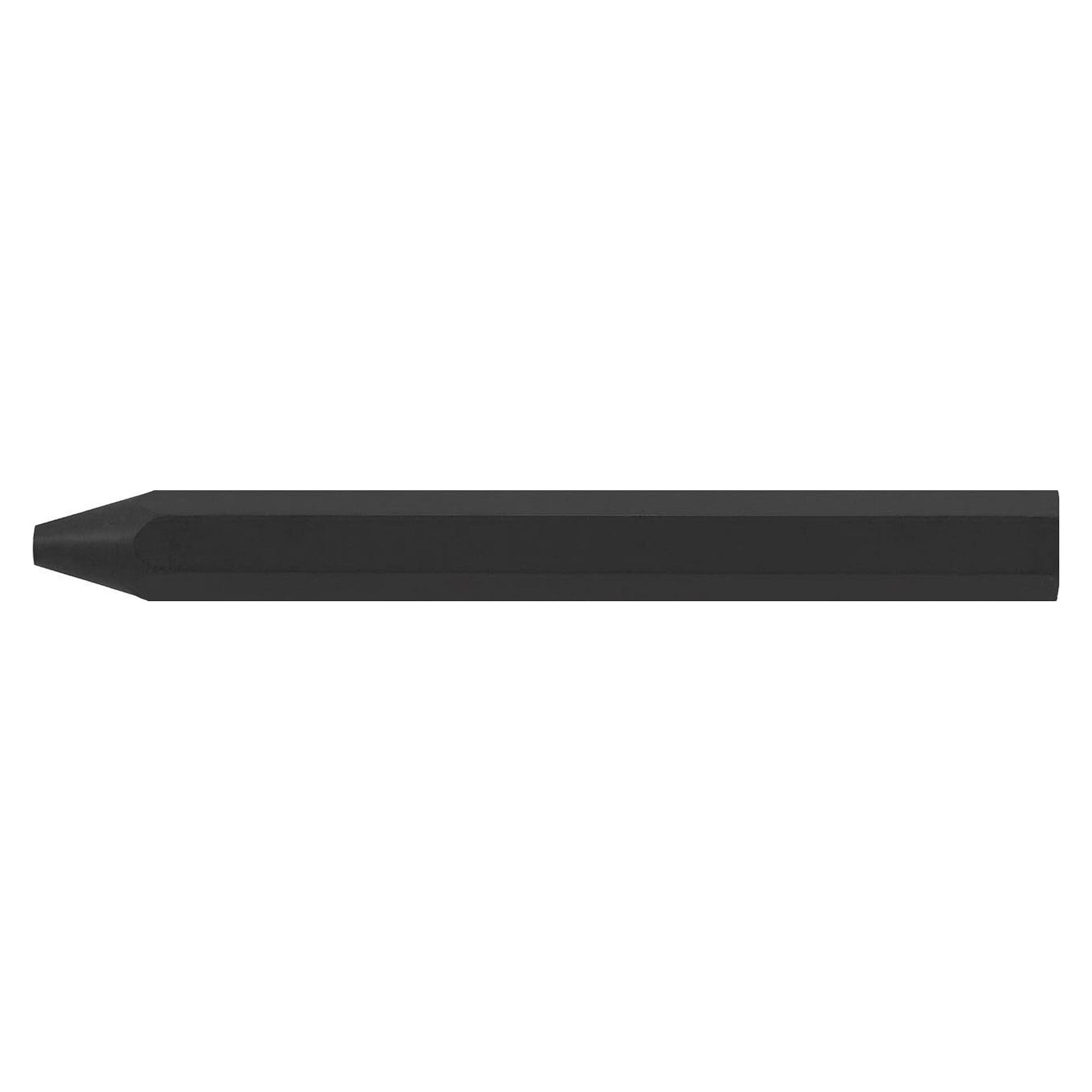 ECO marking crayon black, hexagonal Ø 11 x 110 mm, extruded and break-resistant, 12 pieces - Pica 591/46