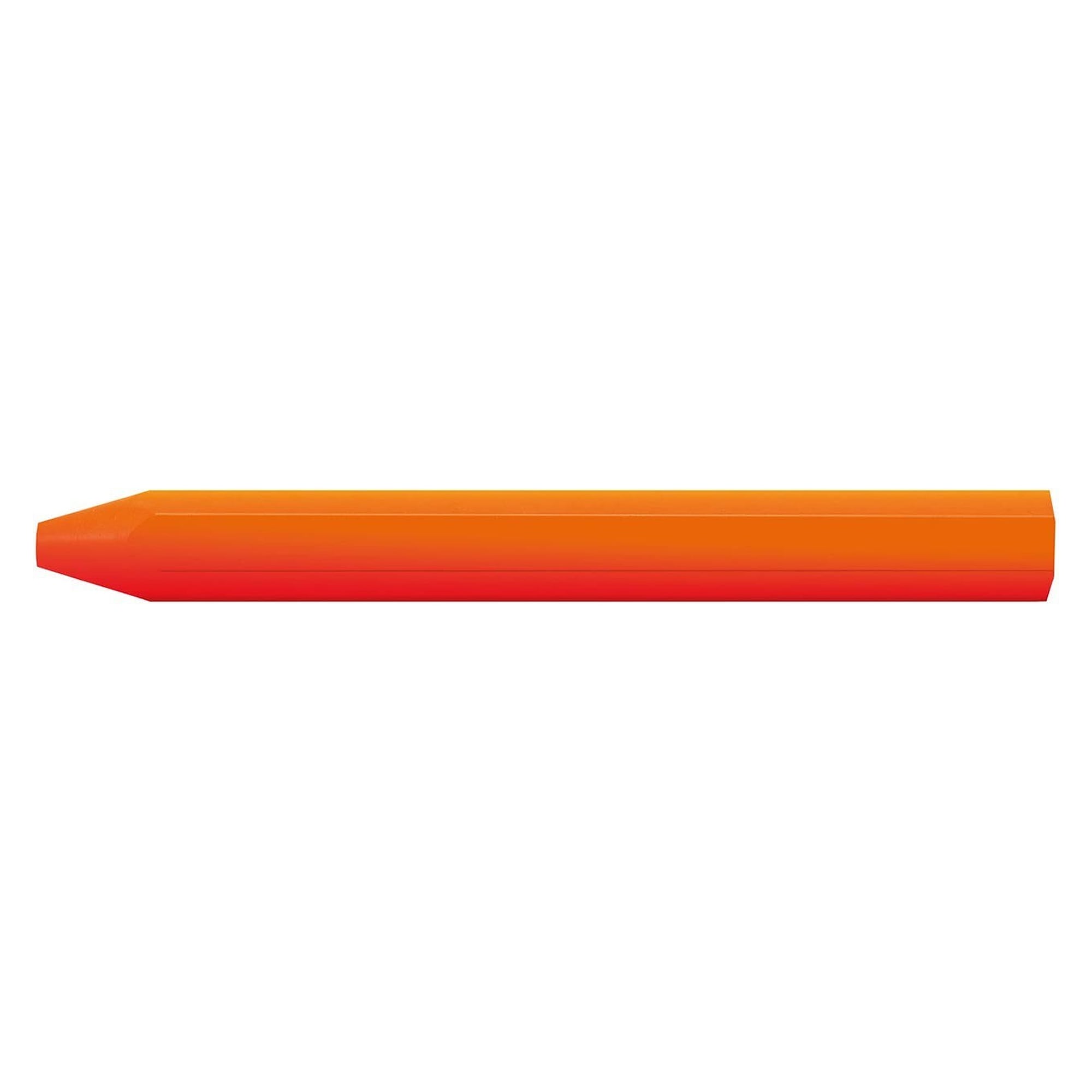 Lumineszenzkreide PRO leuchtorange, Ø 12 x 120 mm, für optische Lesesensoren, 12er-Box - Pica 592/054
