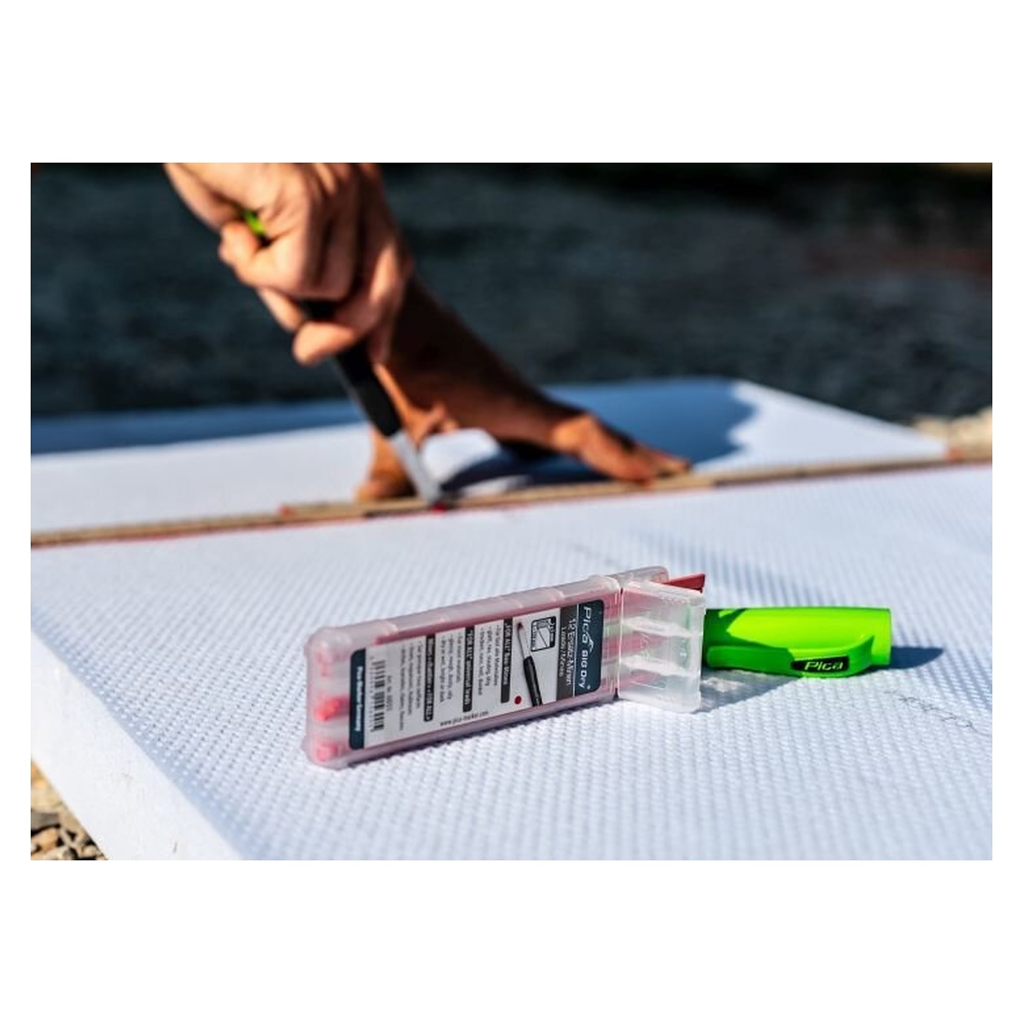 FOR ALL red refill leads 2 x 5 mm for BIG DRY marker, 12 leads in case - Pica 6031