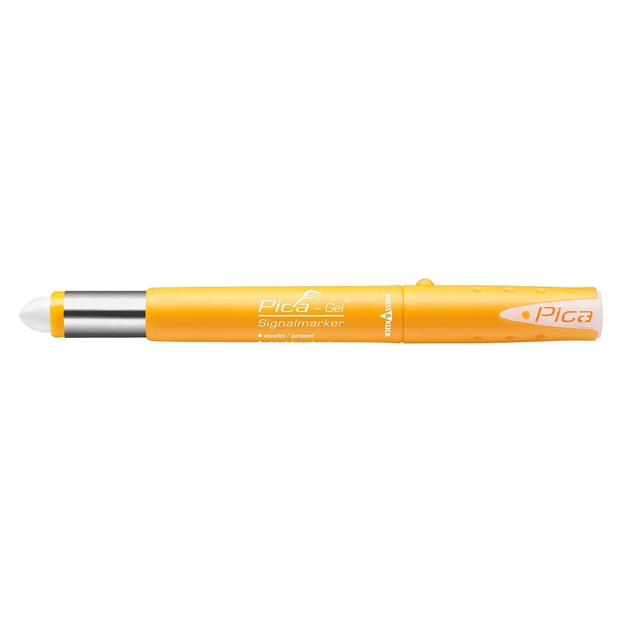 GEL signal marker white for wet, oily and rusty surfaces, heat resistant to 1000 °C - Pica 8080