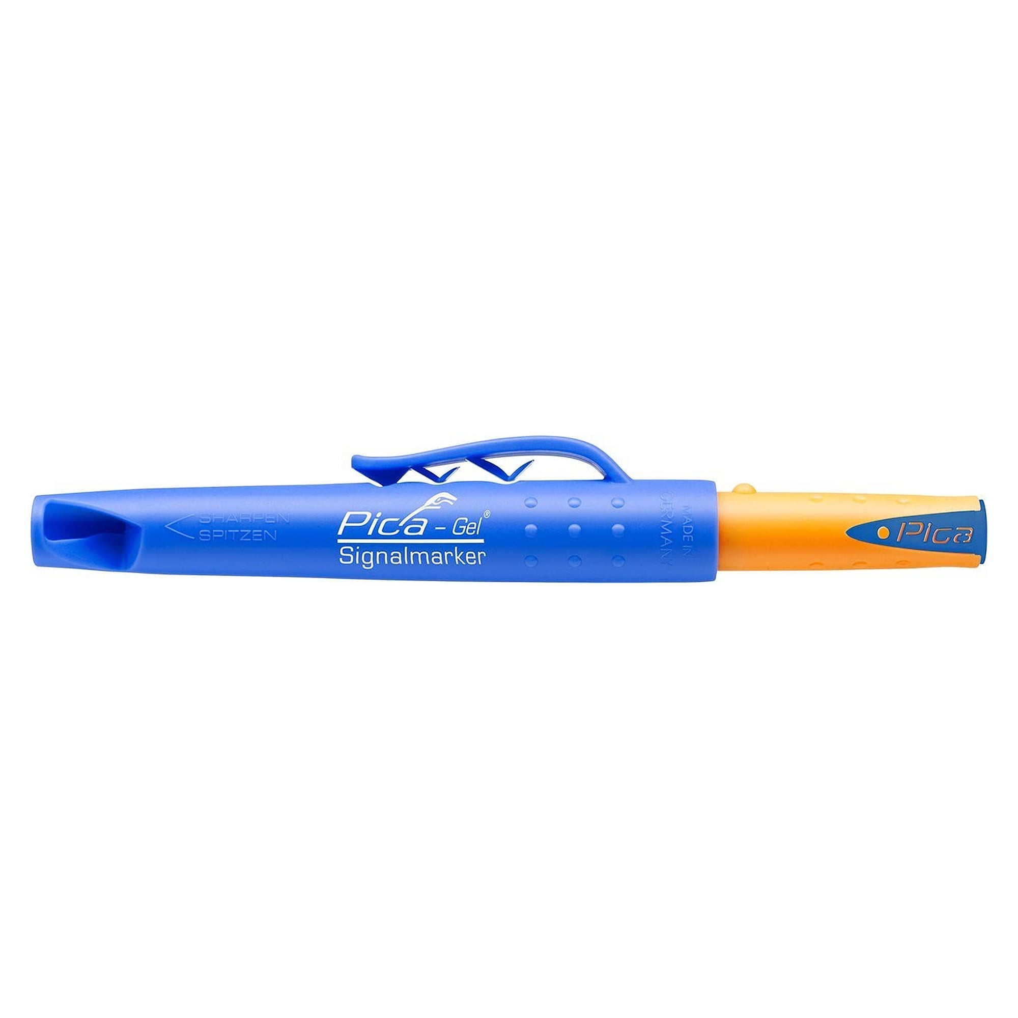 GEL Signalmarker blau für nasse, ölige und rostige Flächen, hitzefest bis ca. 1000 °C - Pica 8081