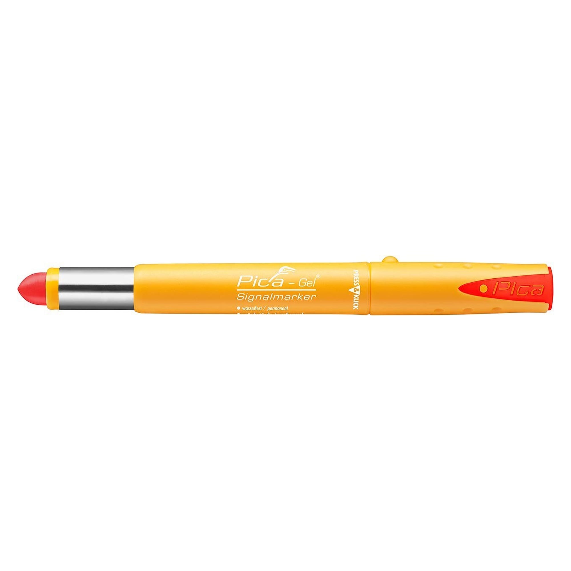 GEL signal marker red for wet, oily and rusty surfaces, heat resistant to 1000 °C - Pica 8082