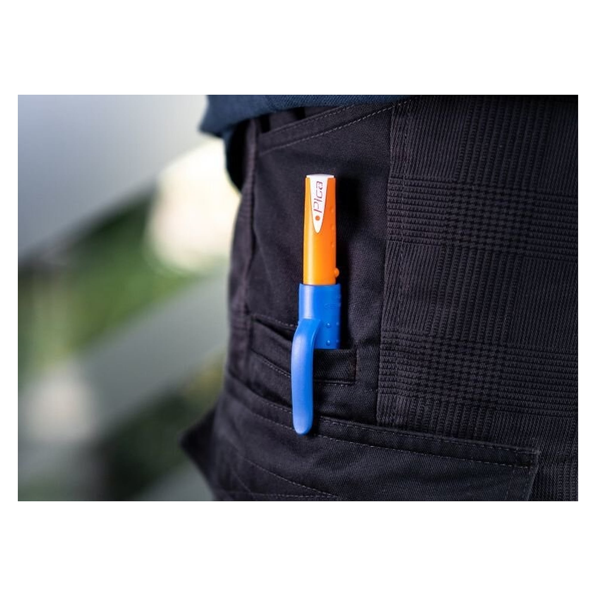 GEL signal marker yellow for wet, oily and rusty surfaces, heat resistant to 1000 °C - Pica 8084