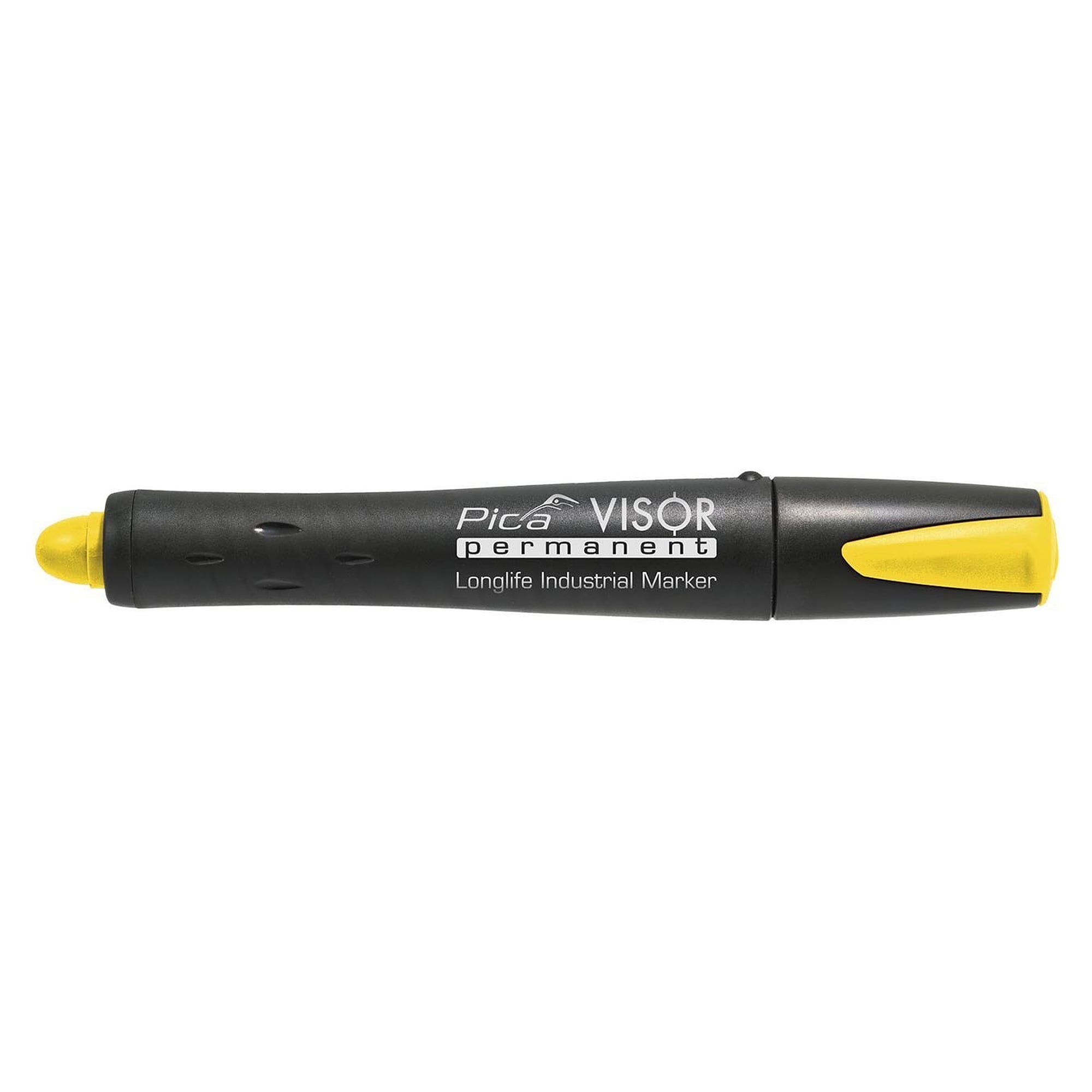VISOR Permanentmarker gelb mit Wachssignierkreide für fast alle Oberflächen - Pica 990/44