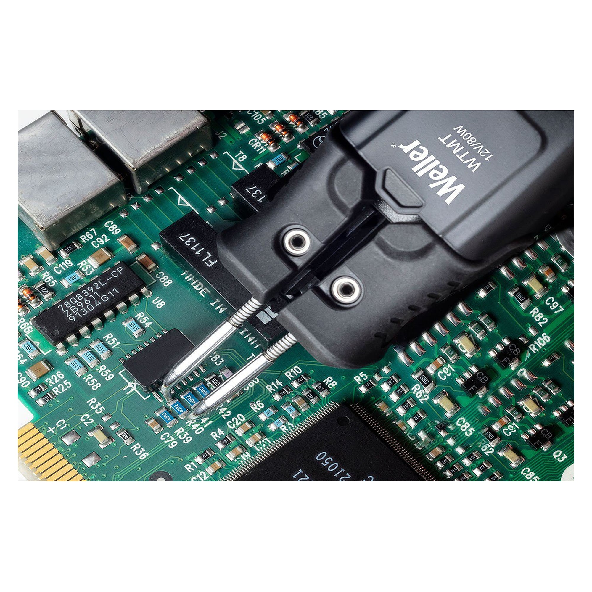 Micro Löt- und Entlötpinzette WTMT Set, 80 W, ESD, mit Ablage WSR 211 - Weller T0051321499