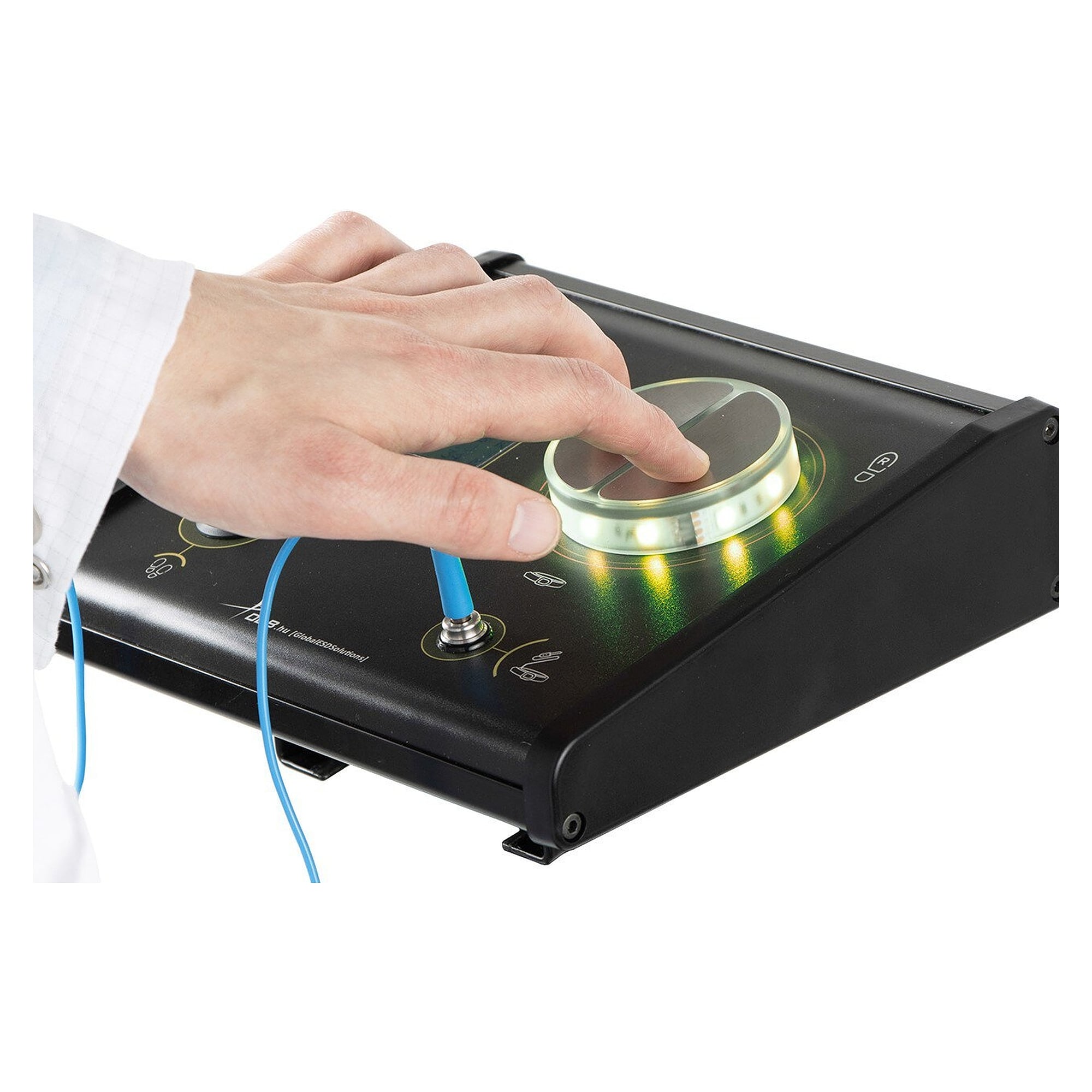 ESD grounding tester SGT Pro with LCD display and double foot electrode - Safeguard SafeGuard-SGT-Pro