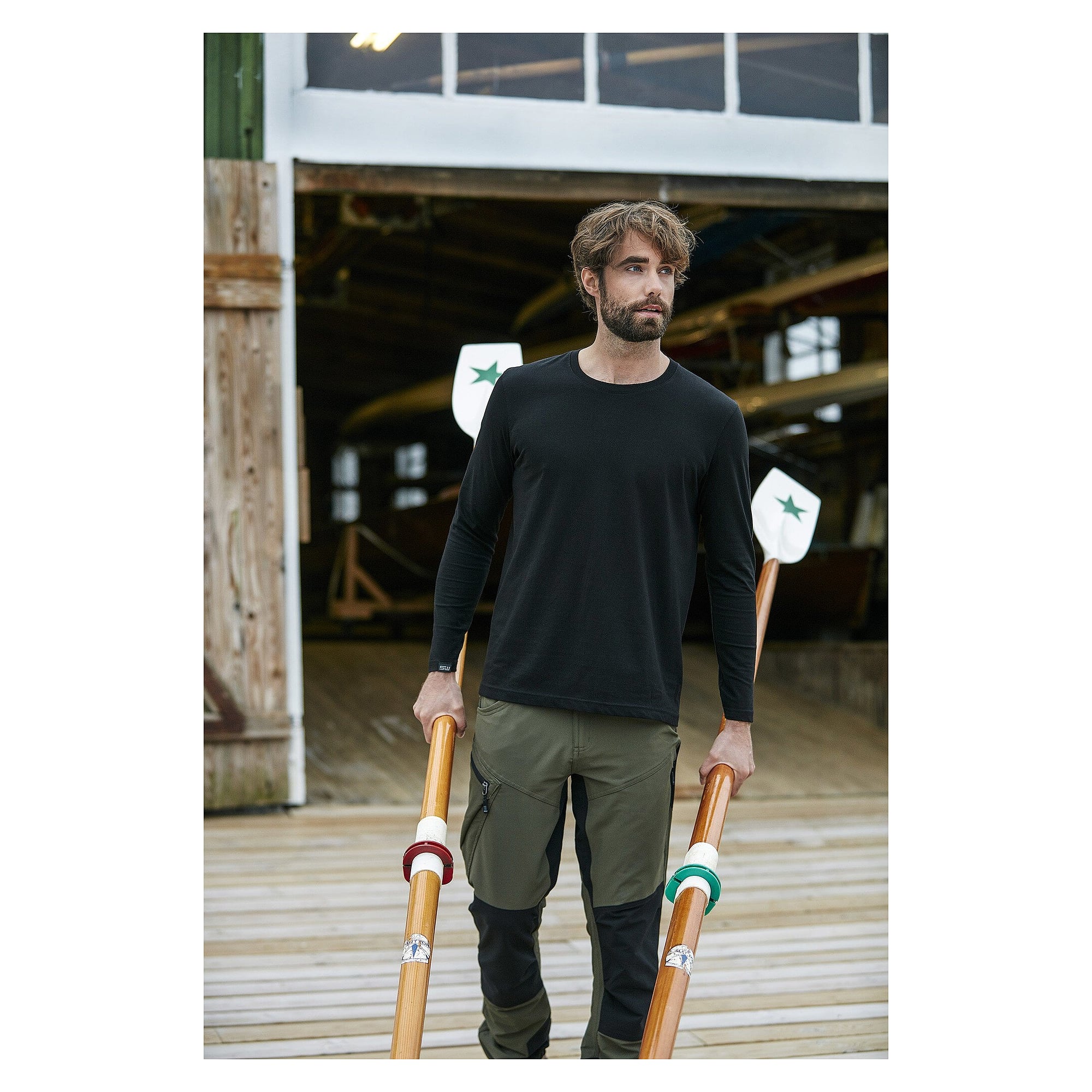 Pantalon de travail stretch Wiggo, hybride 5 poches, homme, noir, taille 44 - South West 1000375001044
