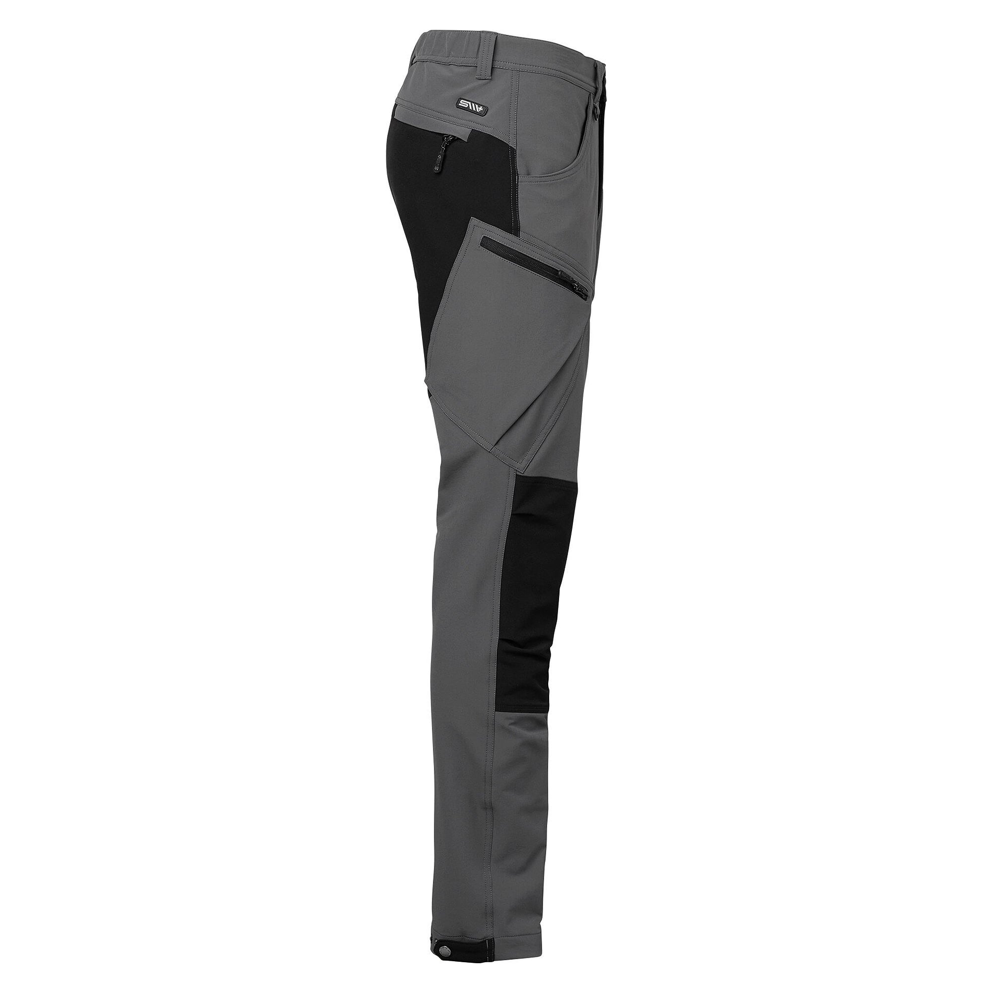 Stretch-Arbeitshose Wiggo Herren, 5 Taschen, Graphit, Größe 56 - South West 1000375025056