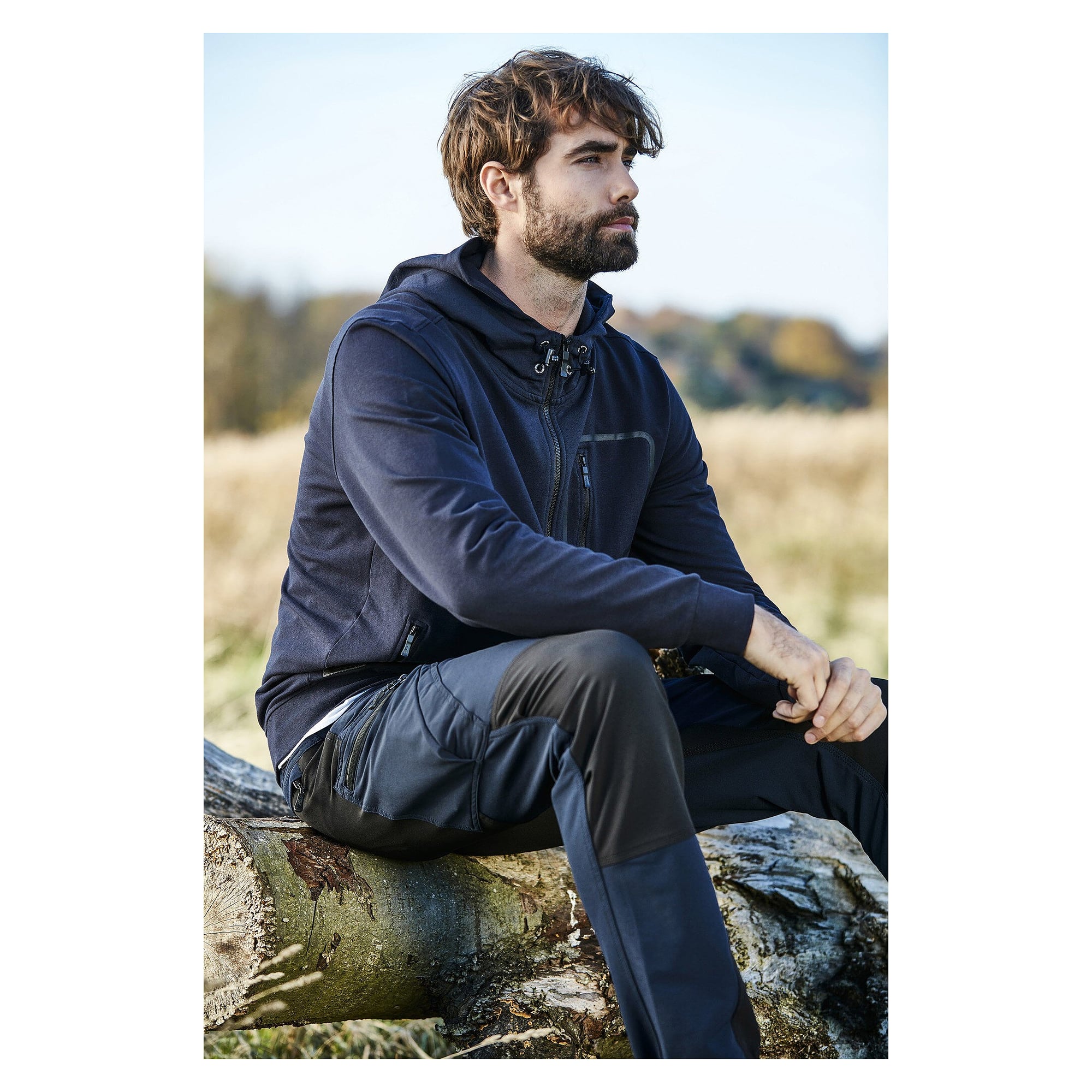 Stretch-Arbeitshose Wiggo Herren, 5 Taschen, Oliv, Größe 56 - South West 1000375305056